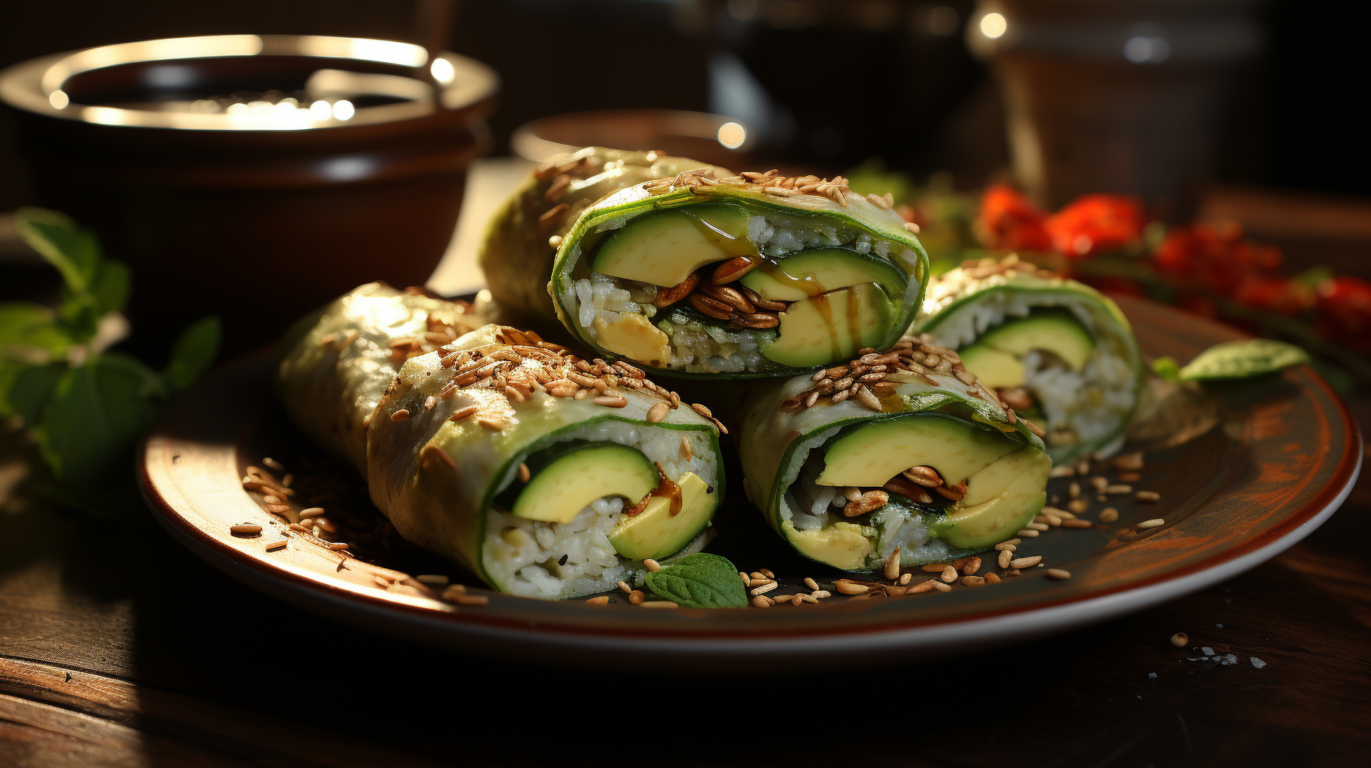 Rich Ethiopian Injera Roll-Ups with Avocado and Berbere