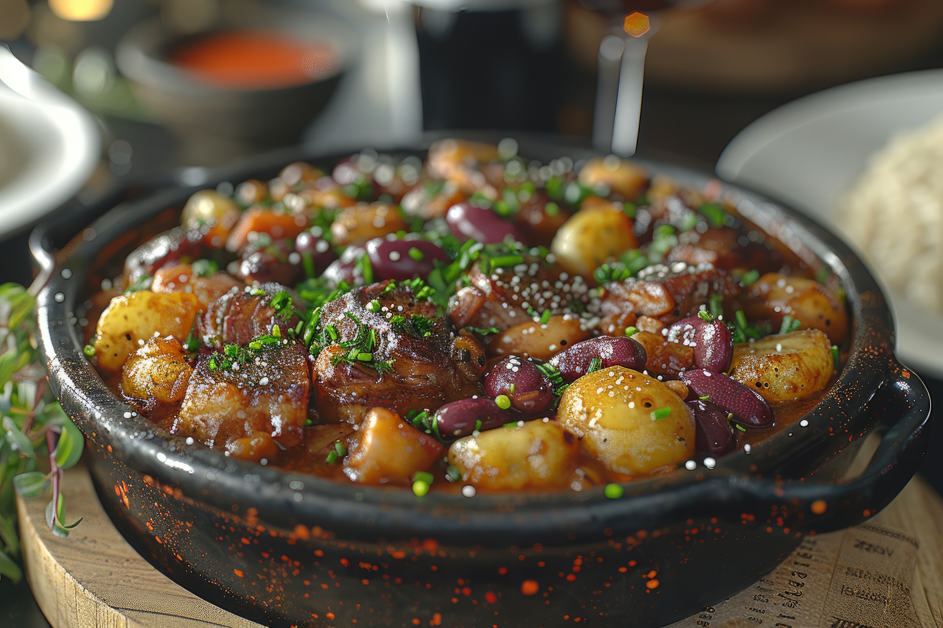 Rich Filipino Kaldereta with Olives and Bell Peppers