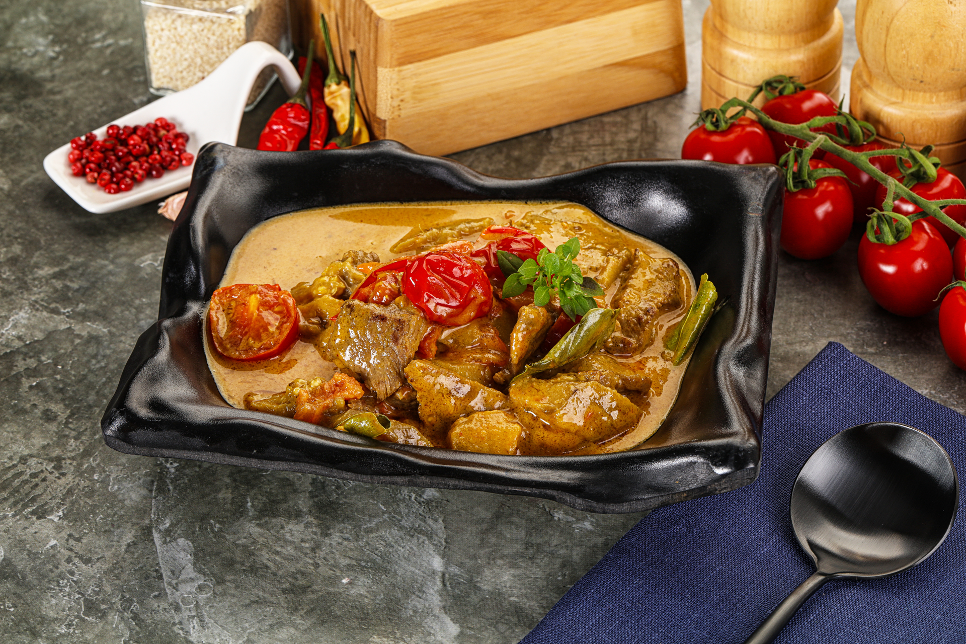 Rich Malaysian Rendang Ayam