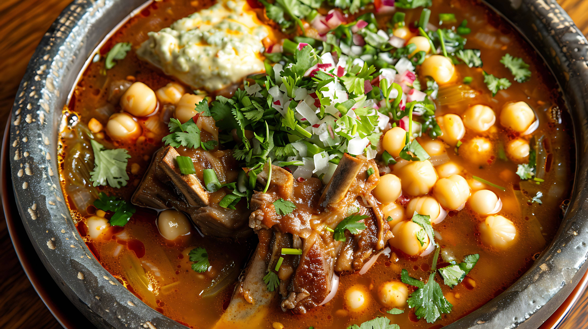 Rich Moroccan Lamb Knuckles with Chickpea Stew