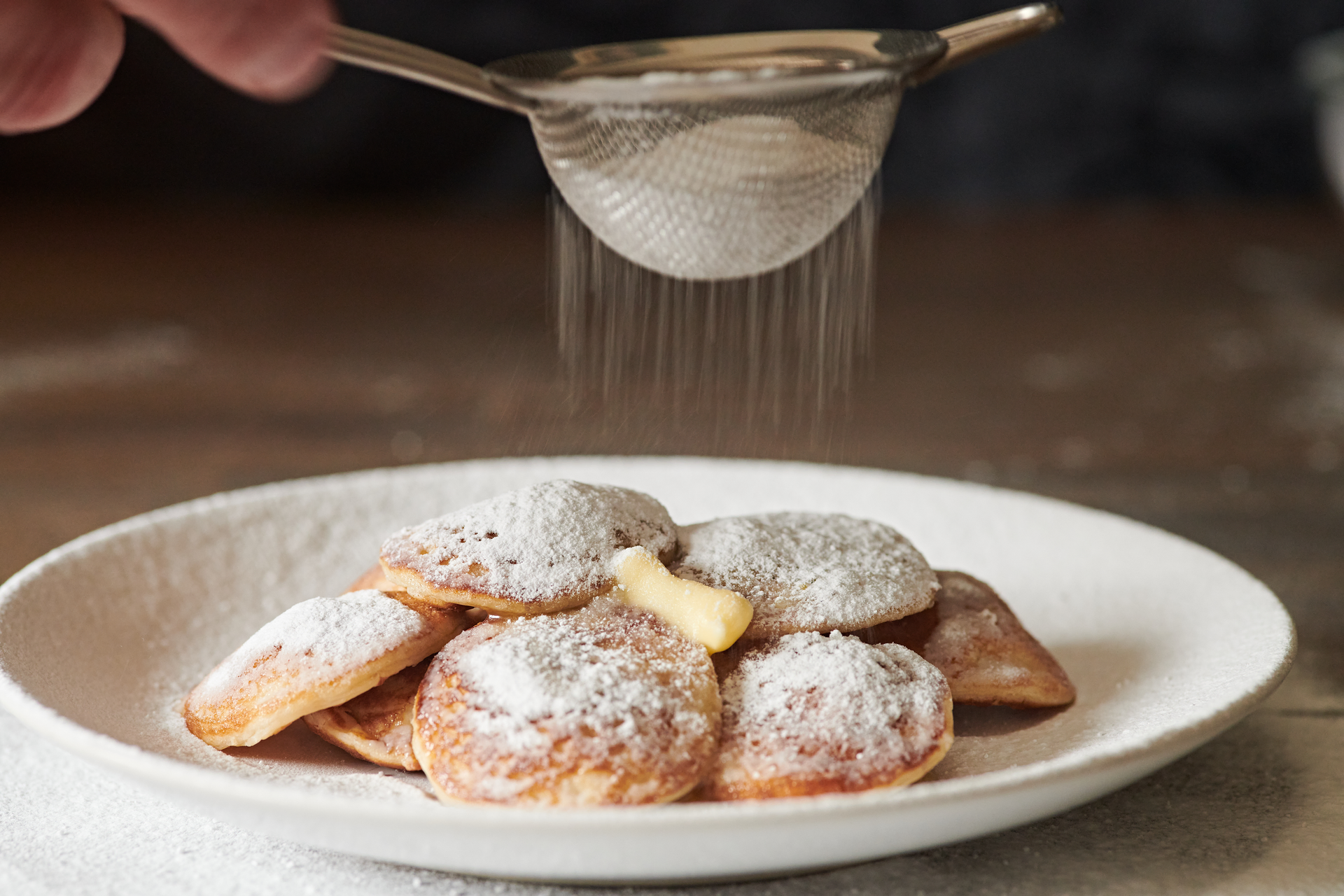 Rich New Orleans Beignets with Powdered Sugar