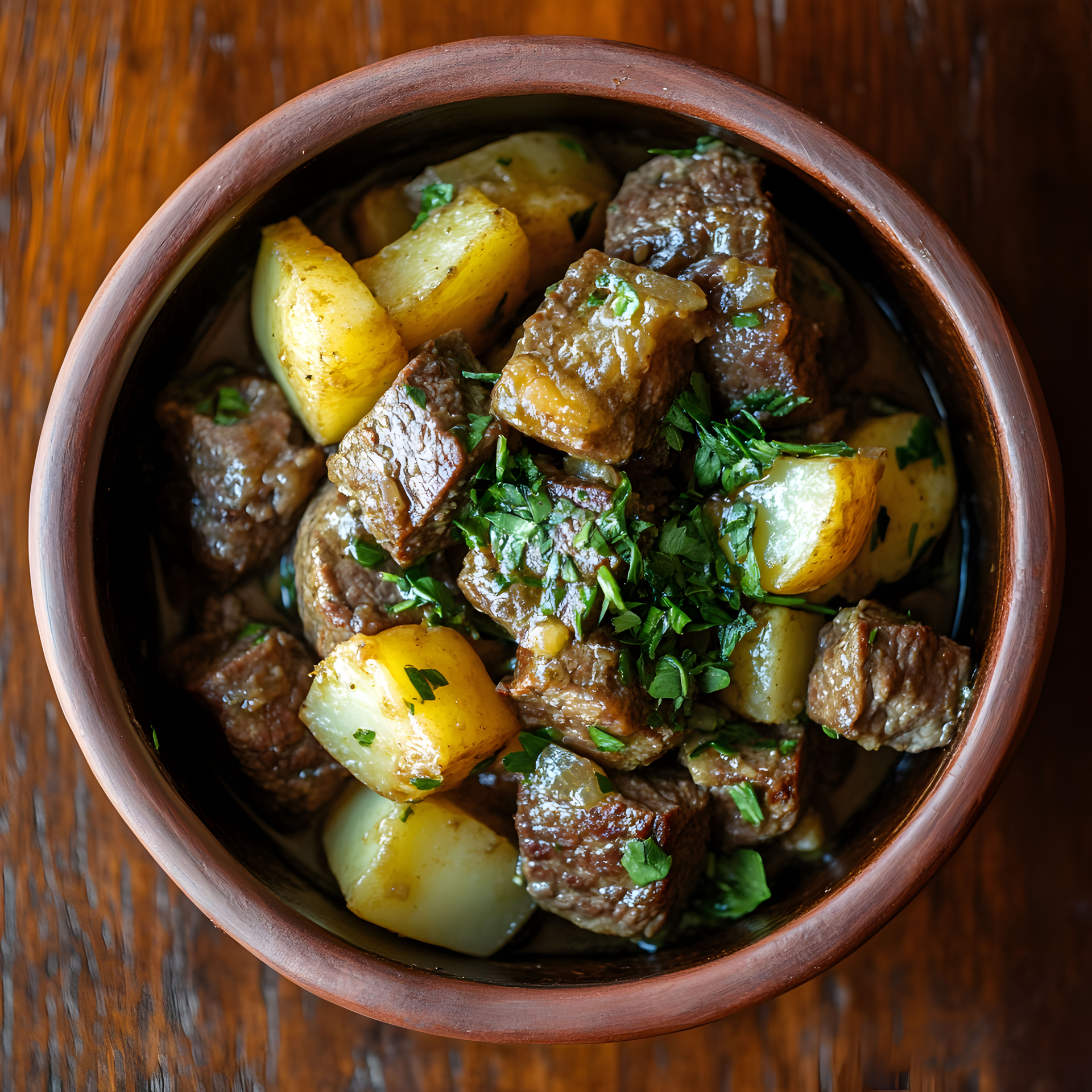 Roasted South African Waterblommetjie Stew with Lamb and Potatoes