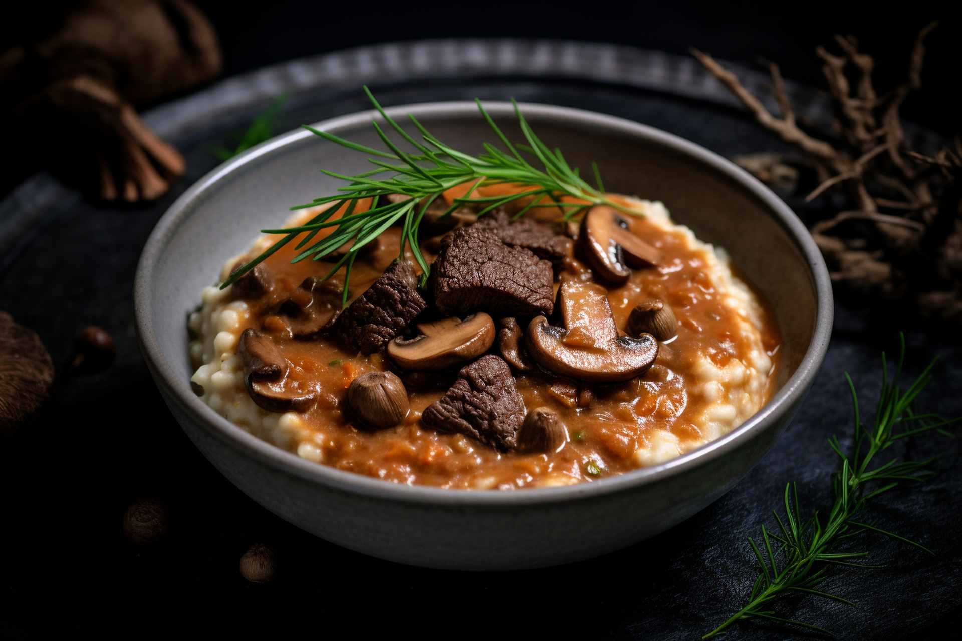 Robust Icelandic Lamb Soup with Mushrooms and Barley