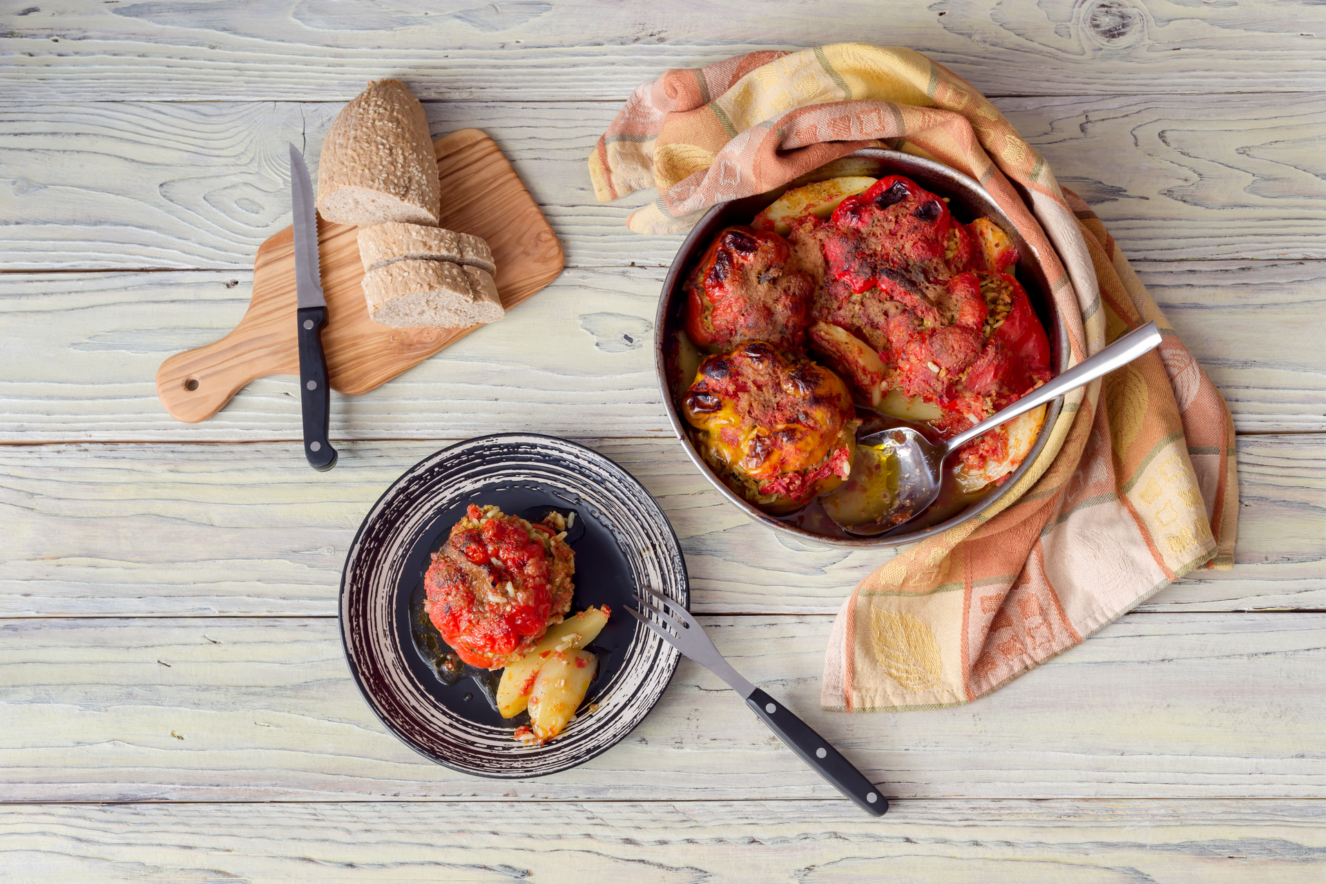 Rustic Algerian Berkoukes with Harissa and Lamb