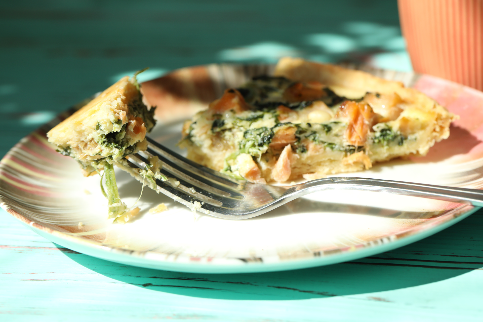 Rustic Finnish Salmon Pie with Dill and Leeks