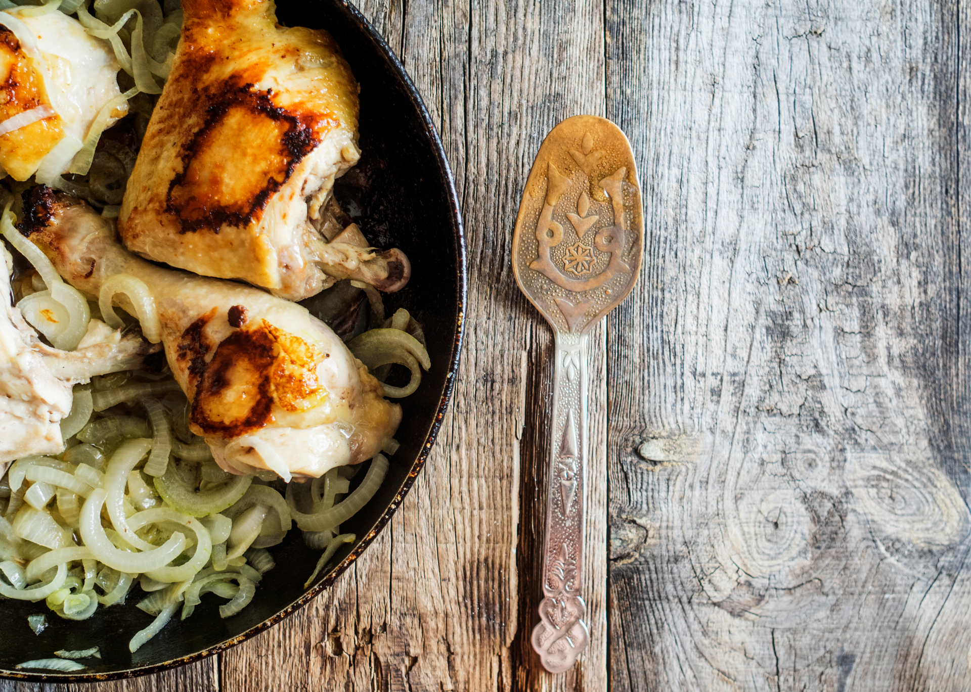 Rustic French Tarragon Chicken with Cider Sauce