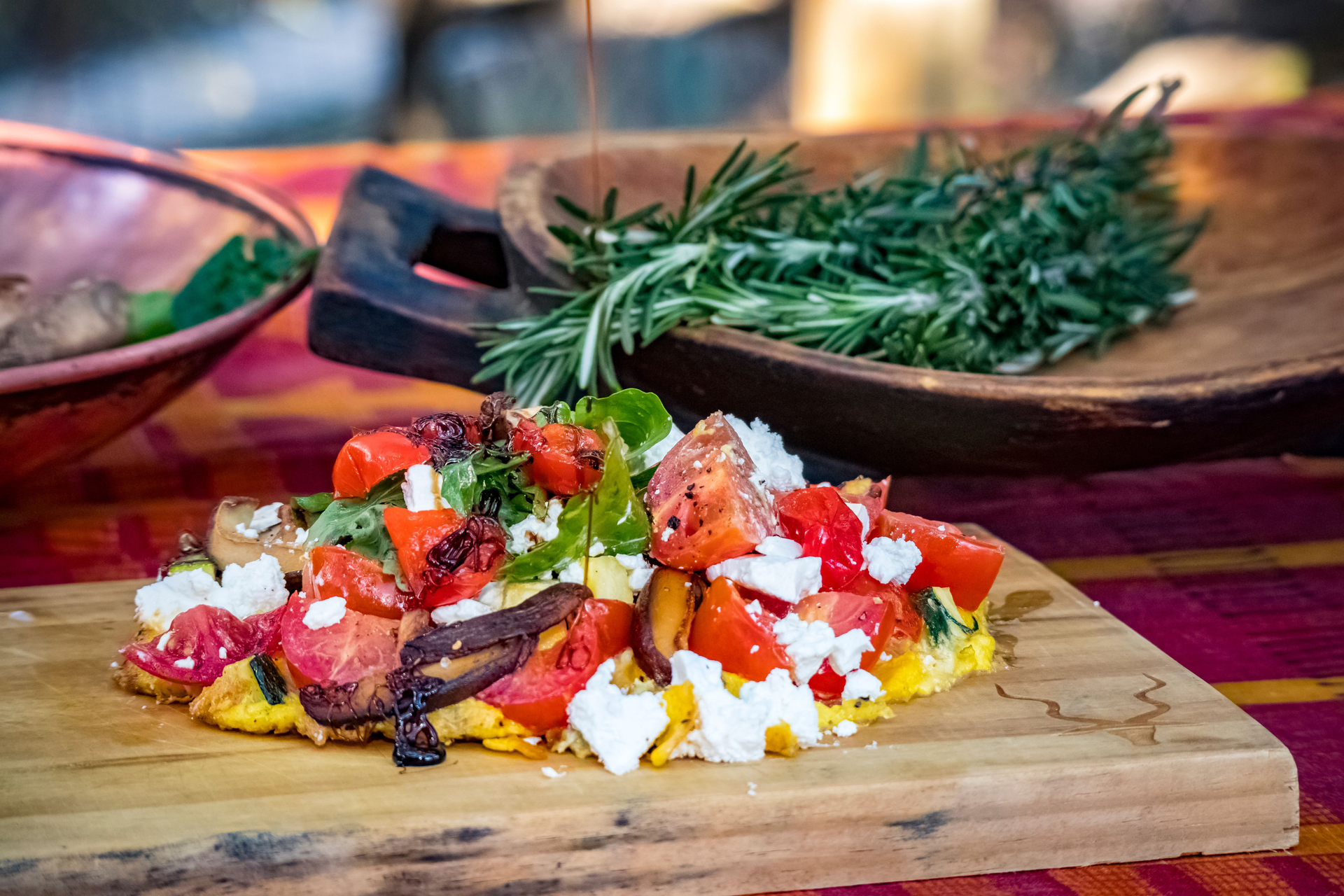 Rustic Italian Panzanella with Heirloom Tomatoes and Basil