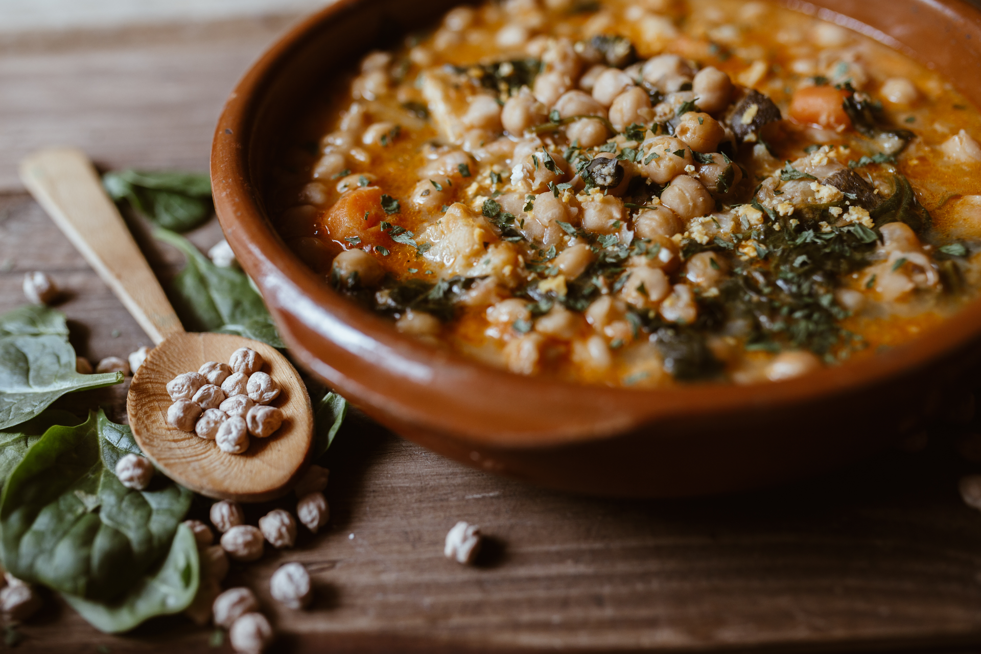 Rustic Moroccan Lentil Stew with Preserved Lemons