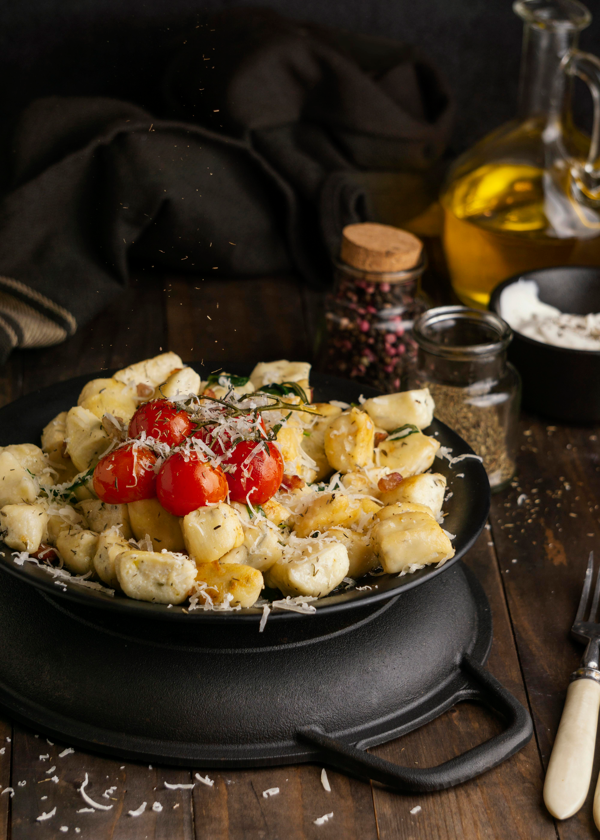 Rustic Neapolitan Gnocco Fritto with Prosciutto Ham