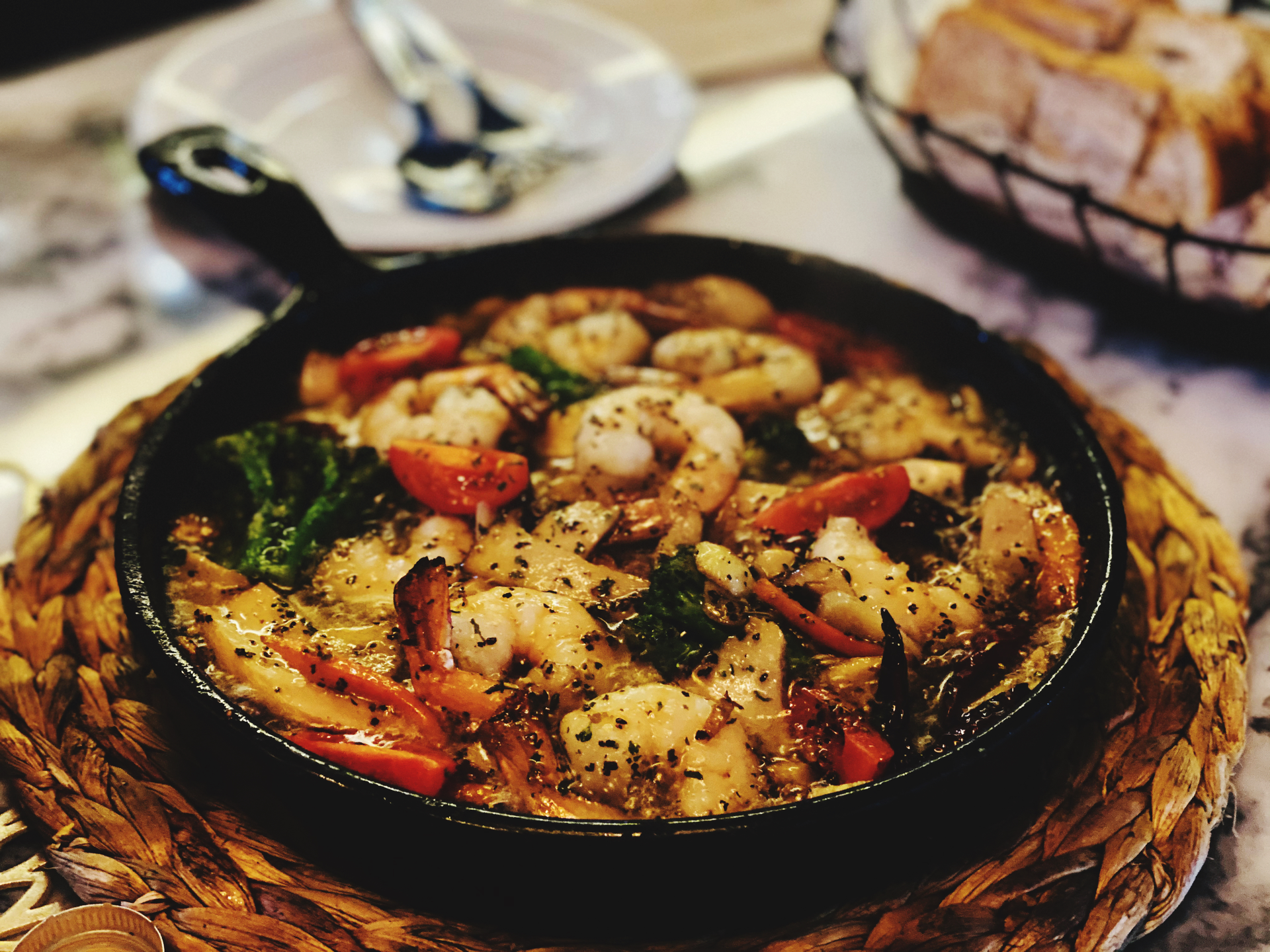 Rustic Portuguese Arroz de Marisco with Garlic and Herbs