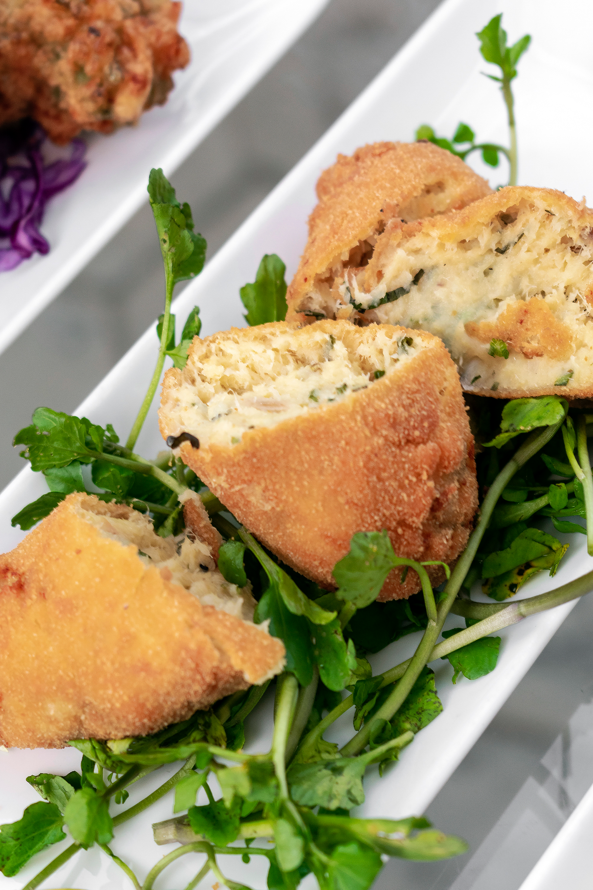 Rustic Portuguese Bolinhos de Bacalhau with Parsley