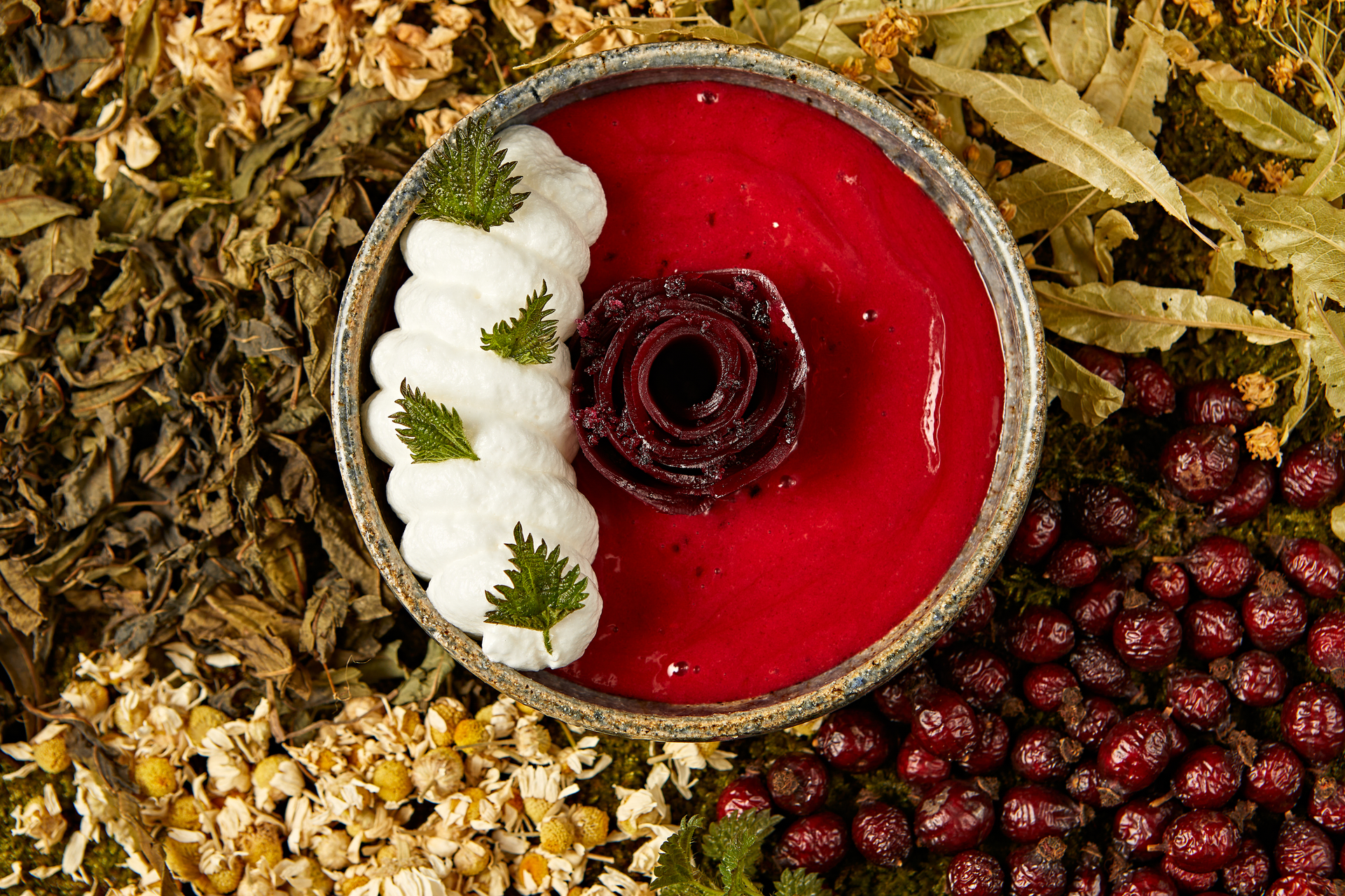 Saffron-Infused Icelandic Skyr with Lingonberry Compote