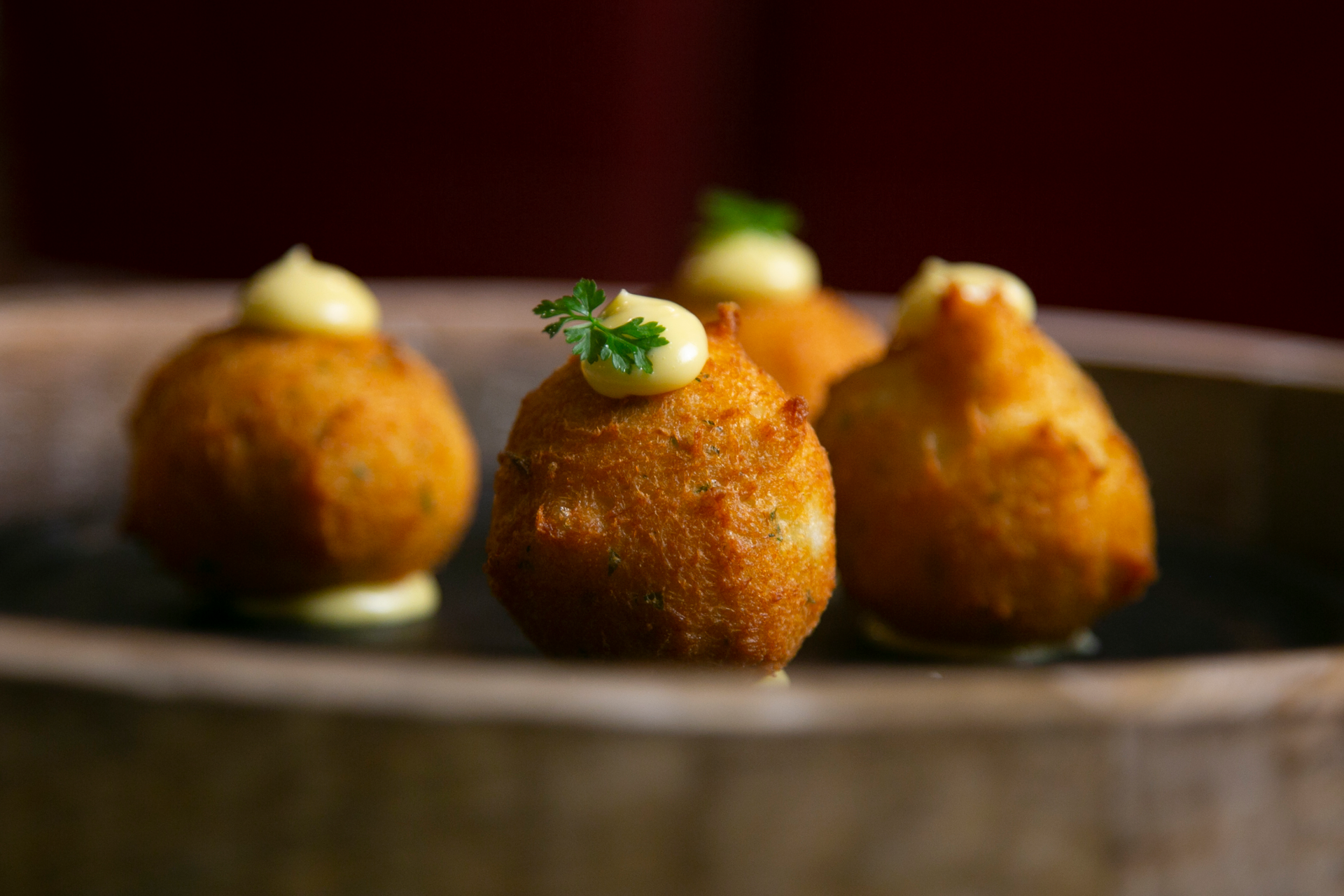 Saffron-Infused Sicilian Arancini with Parmesan and Peas