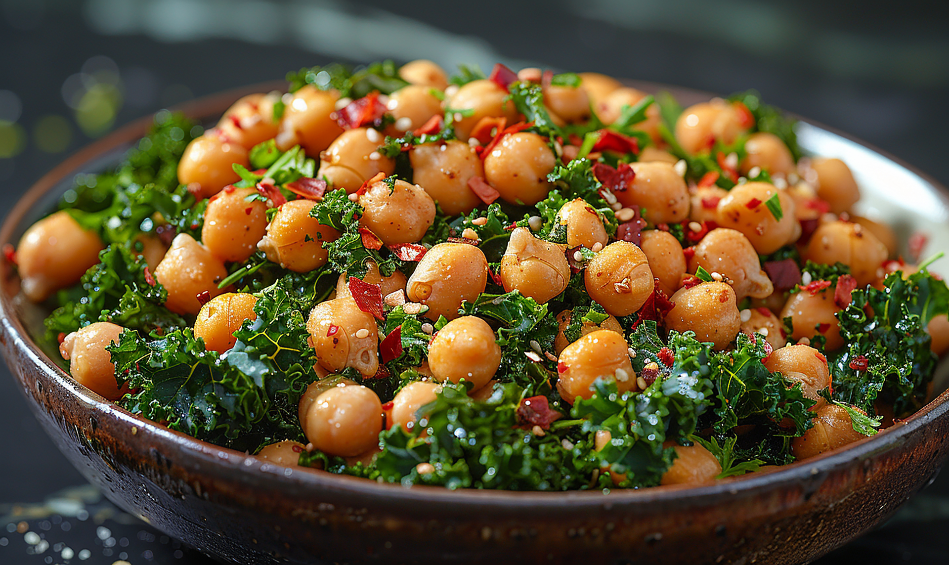 Savory Andalusian Espinacas con Garbanzos with Paprika Oil Drizzle