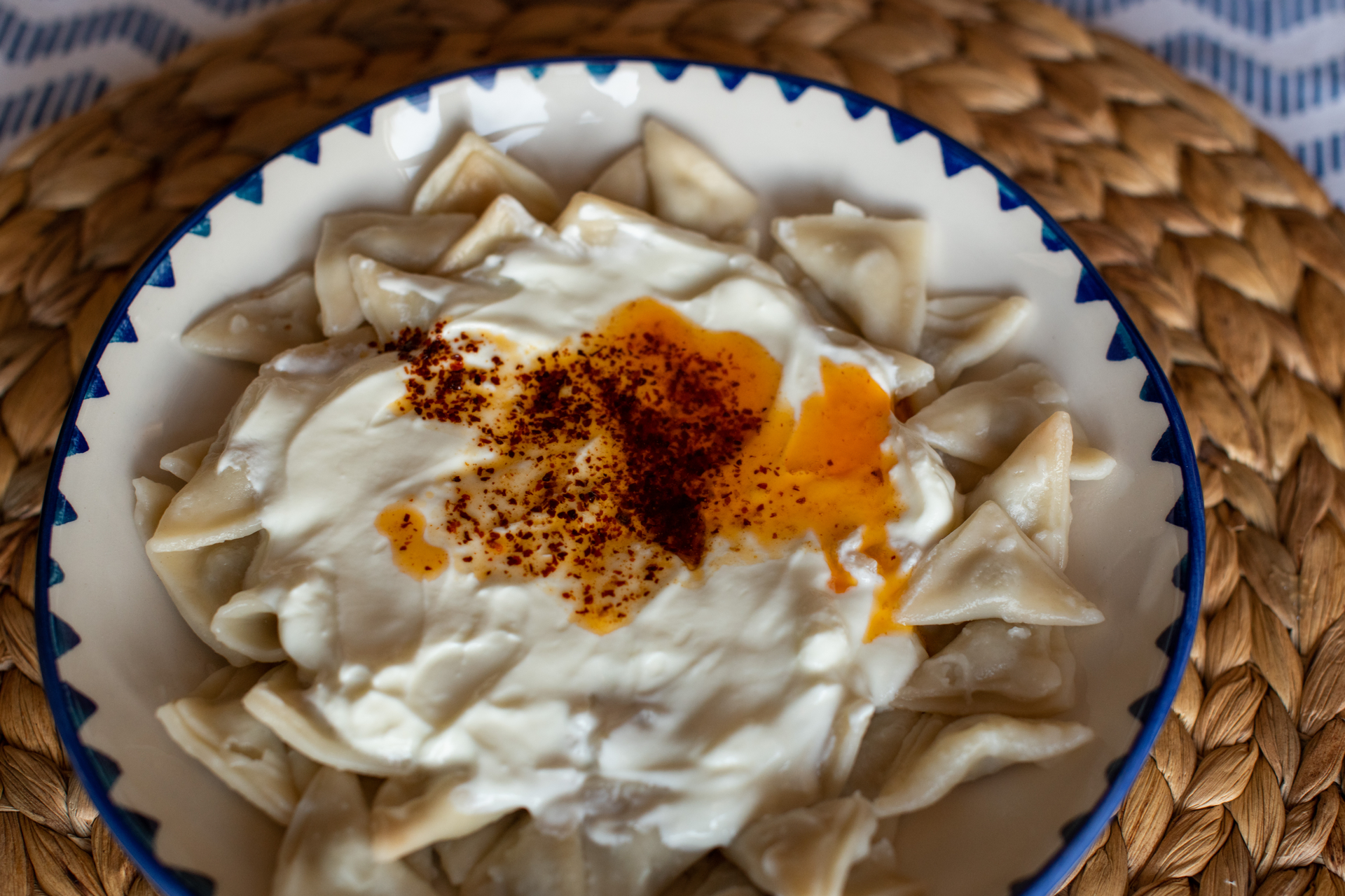 Savory Armenian Manti with Garlic Yogurt and Sumac Butter
