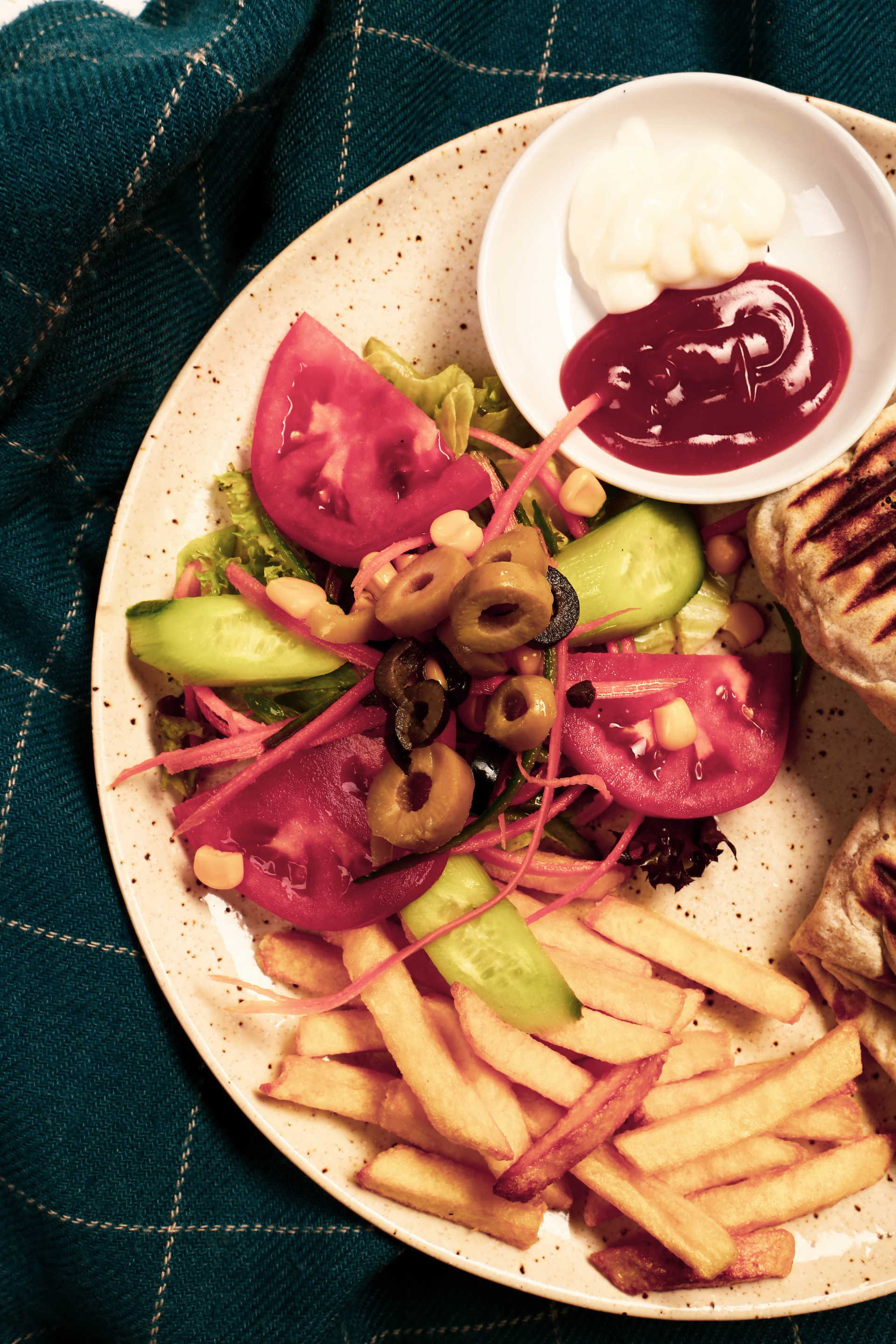 Savory Cypriot Halloumi Fries with Pomegranate Molasses