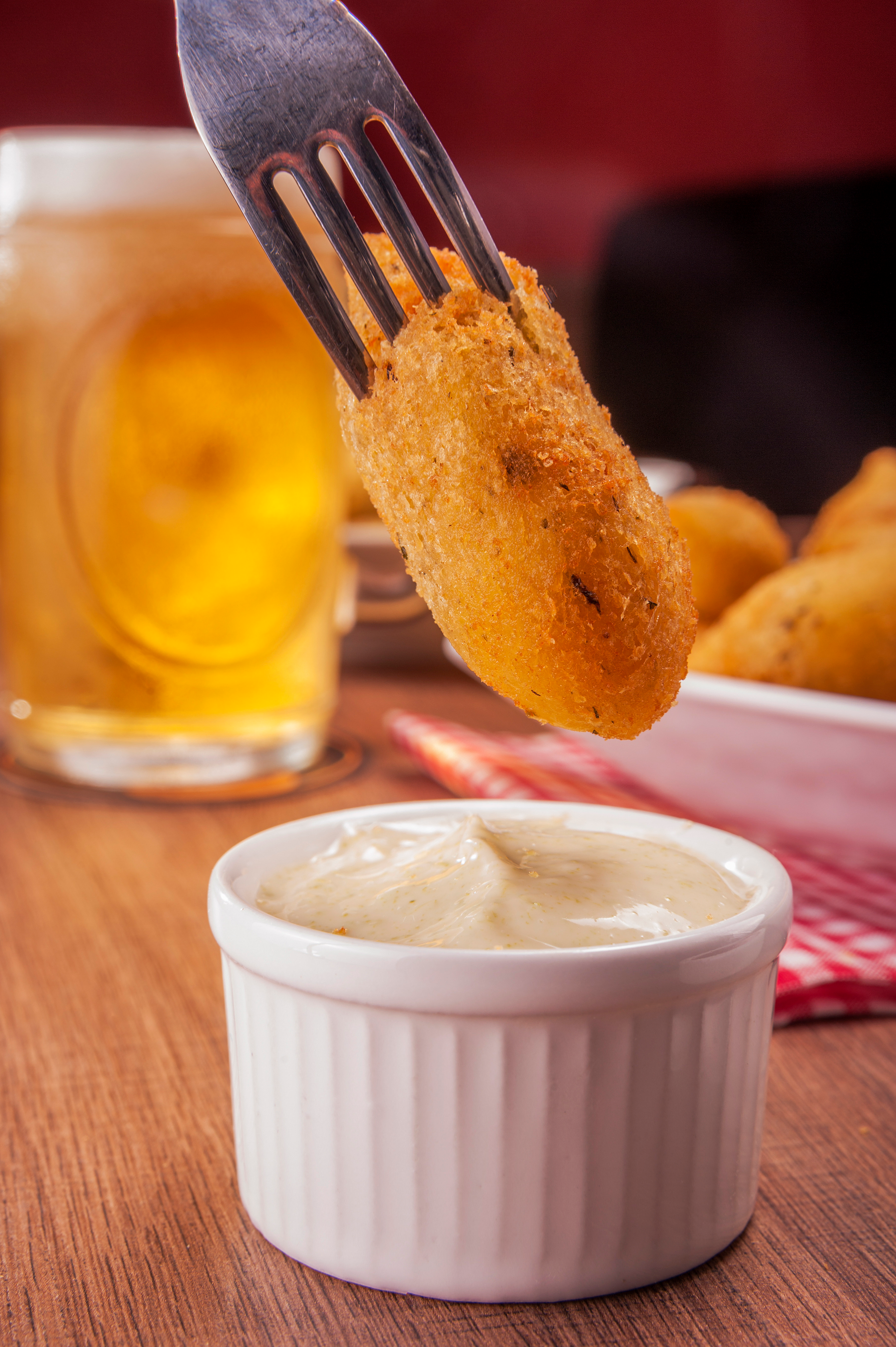 Savory Dutch Bitterballen with Mustard Dip