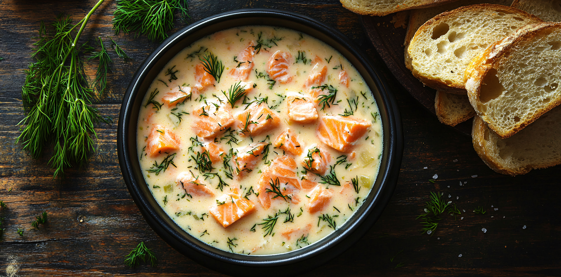 Savory Finnish Lohikeitto with Dill and Cream
