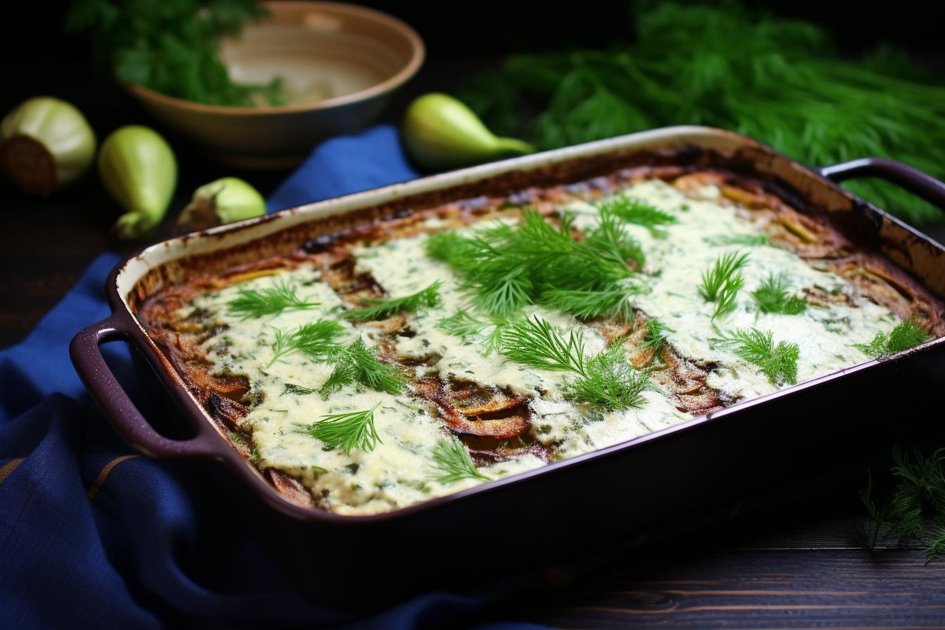 Savory Greek Moussaka with Fresh Mint and Béchamel Sauce