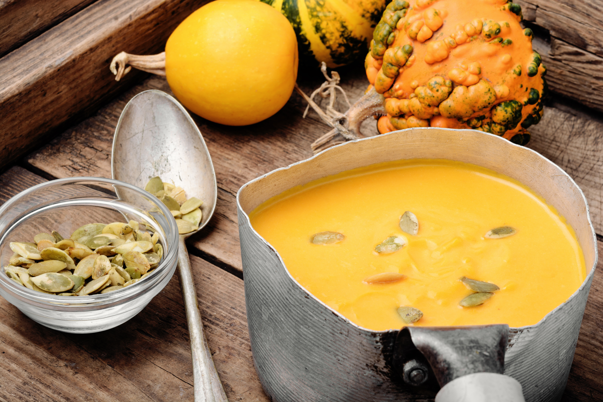 Savory Haitian Joumou Pumpkin Soup with Orange Essence