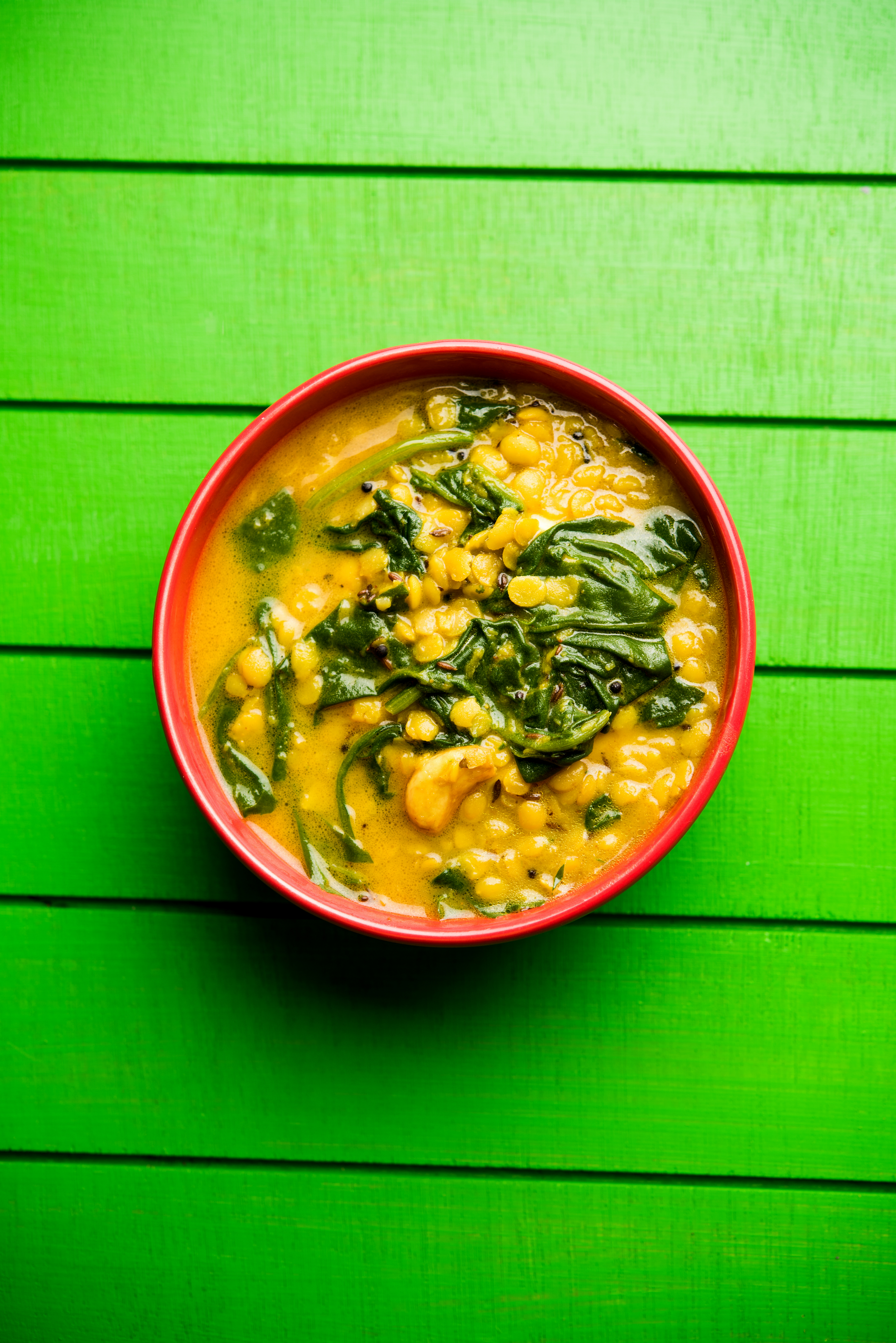 Savory Indian Moringa Leaf Dal with Coconut