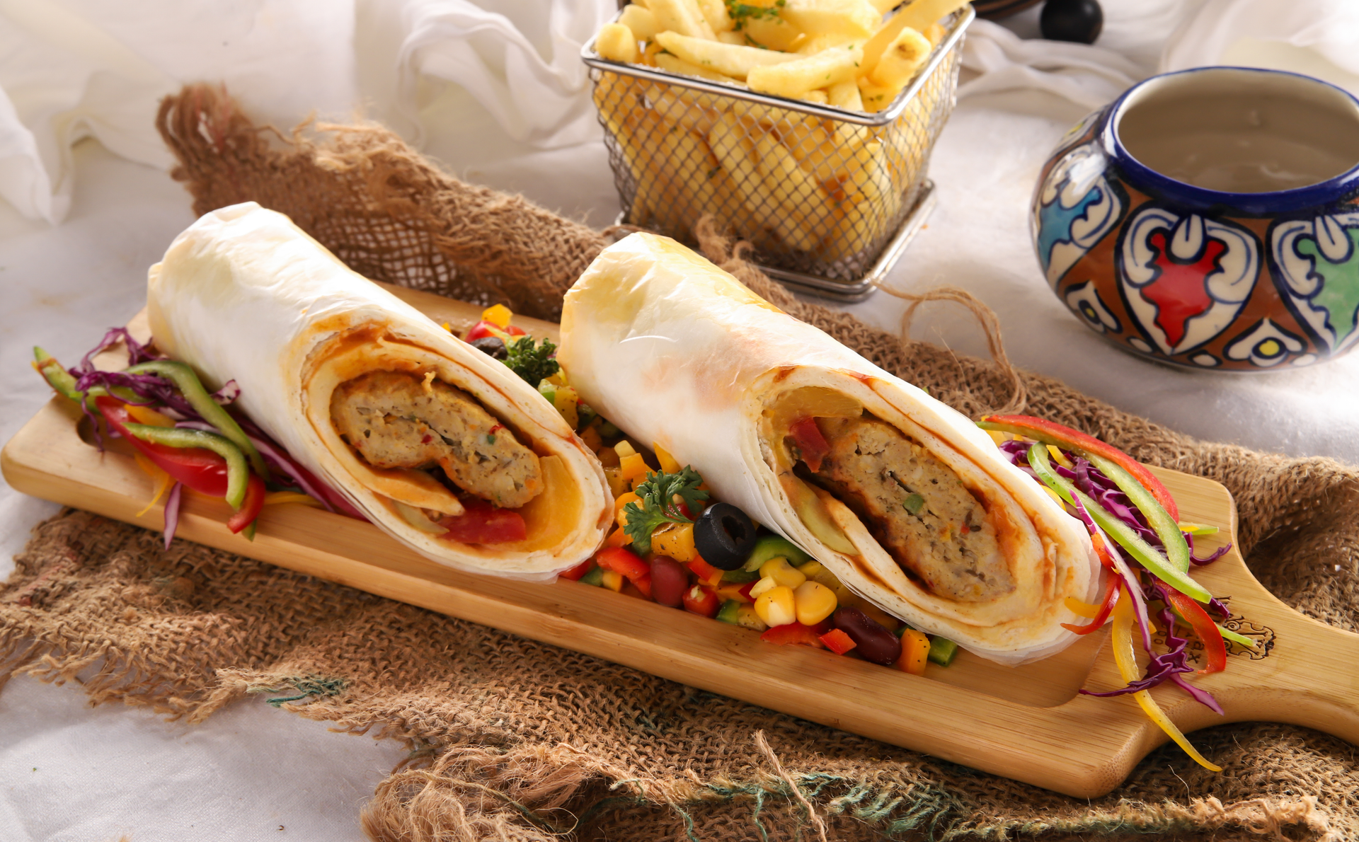 Savory Middle Eastern Musakhan with Sumac Chicken Wraps