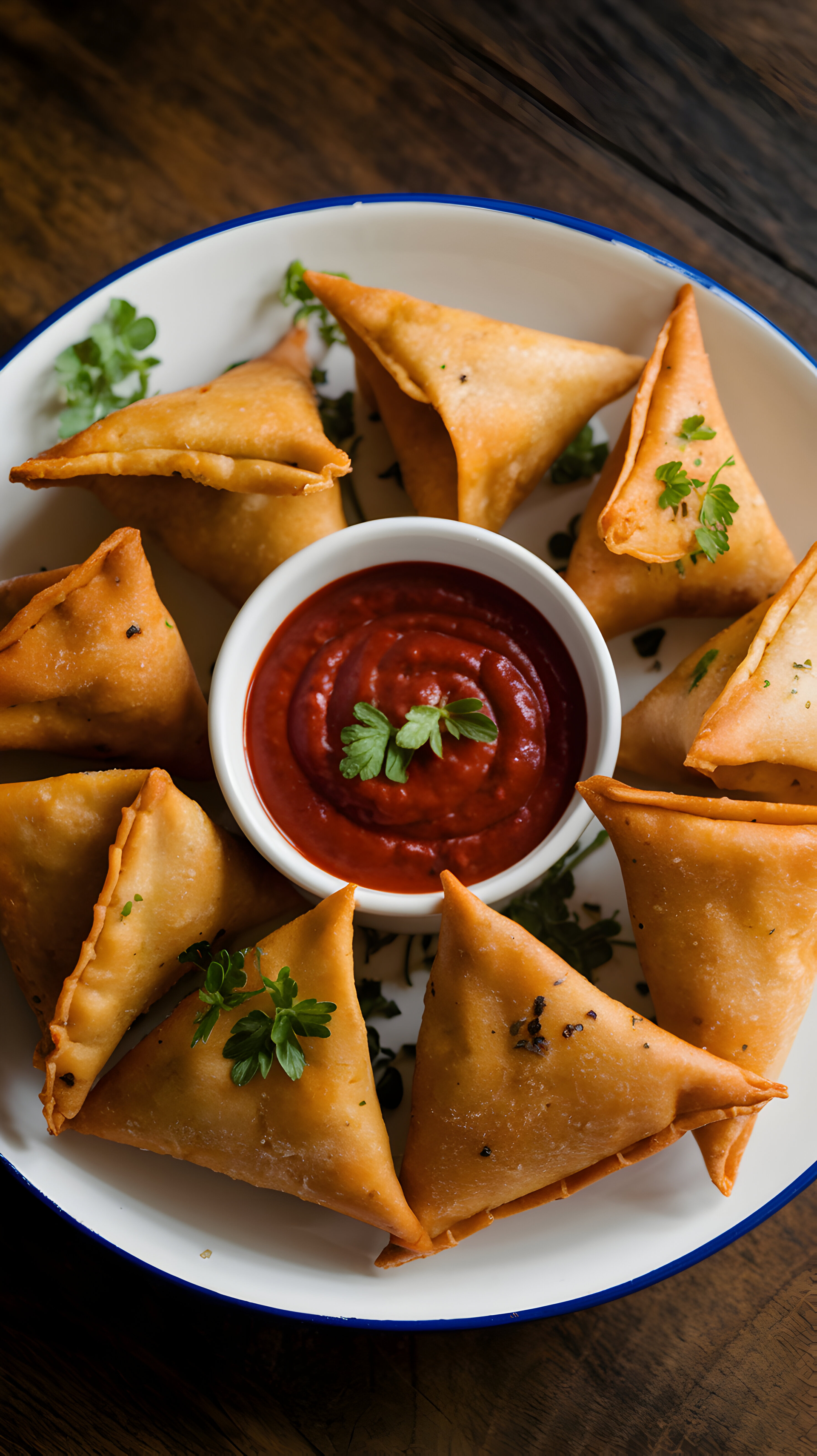 Savory Pakistani Samosa Chaat with Tamarind-Date Chutney