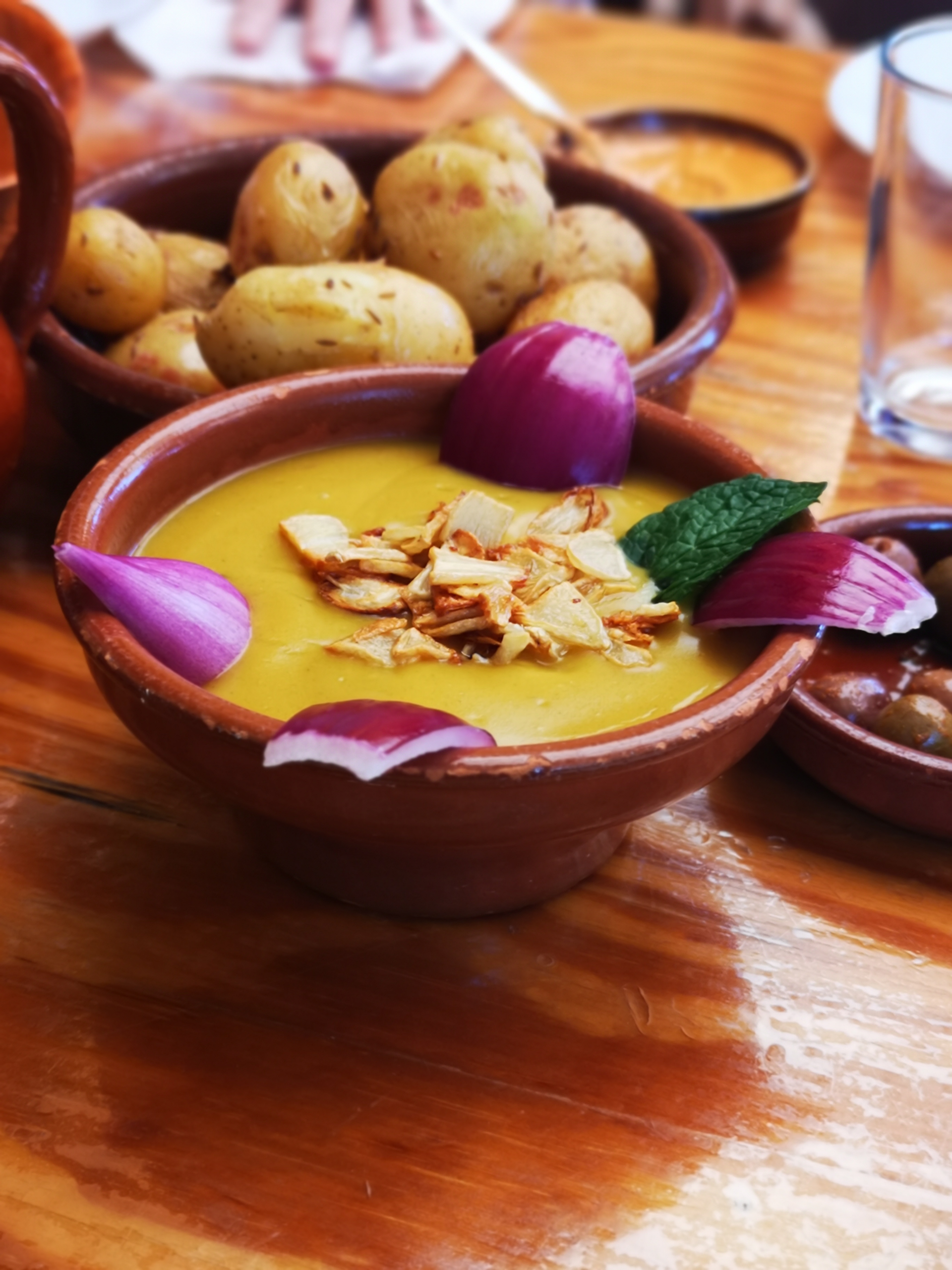 Savory Peruvian Ocopa with Boiled Potatoes and Aji Amarillo