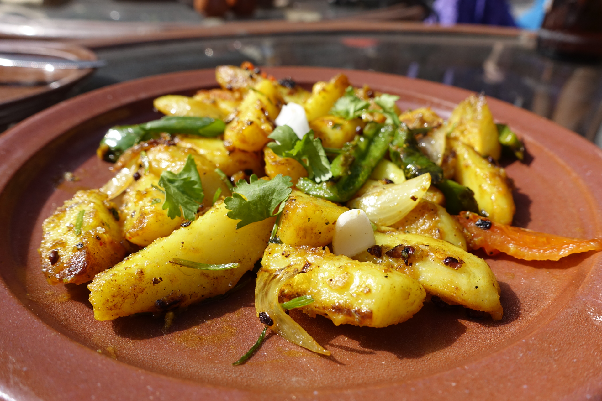 Savory Peruvian Ocopa with Boiled Potatoes and Aji Amarillo