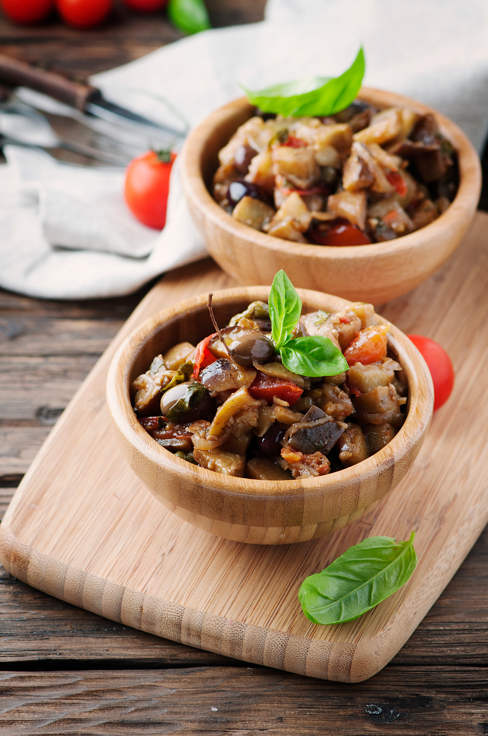Savory Sicilian Caponata with Eggplant and Capers