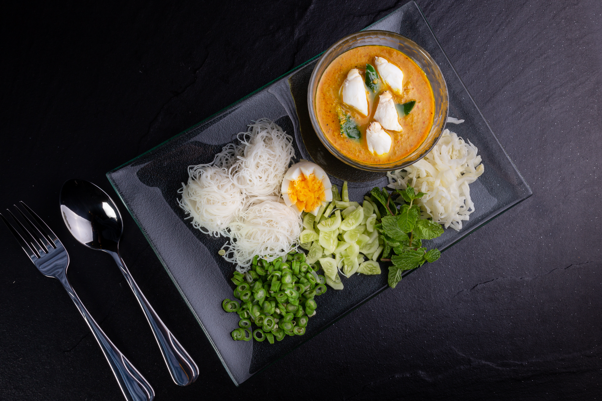 Savory Thai Khao Soi with Coconut Curry Noodles