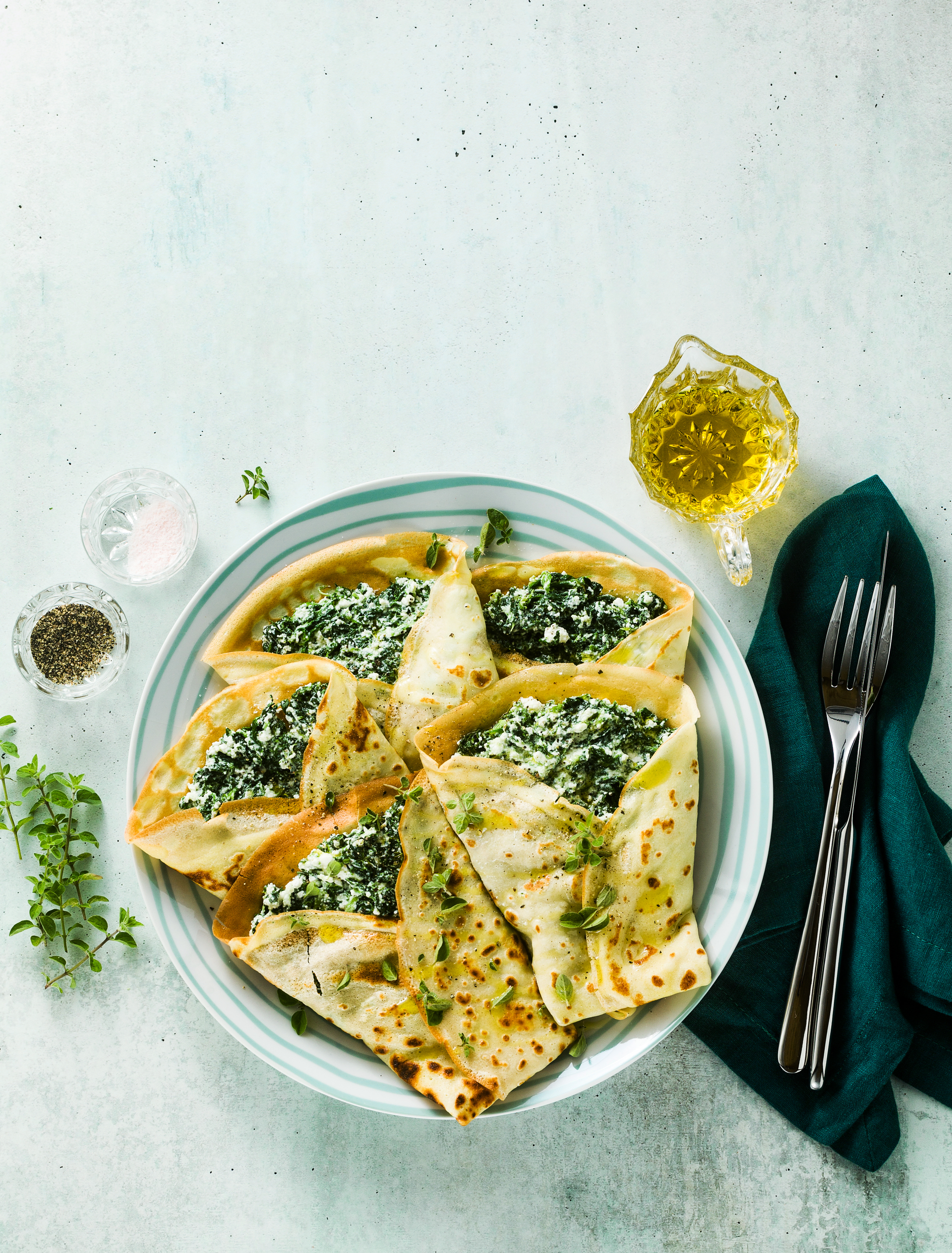 Savory Turkish Börek with Spinach and Feta