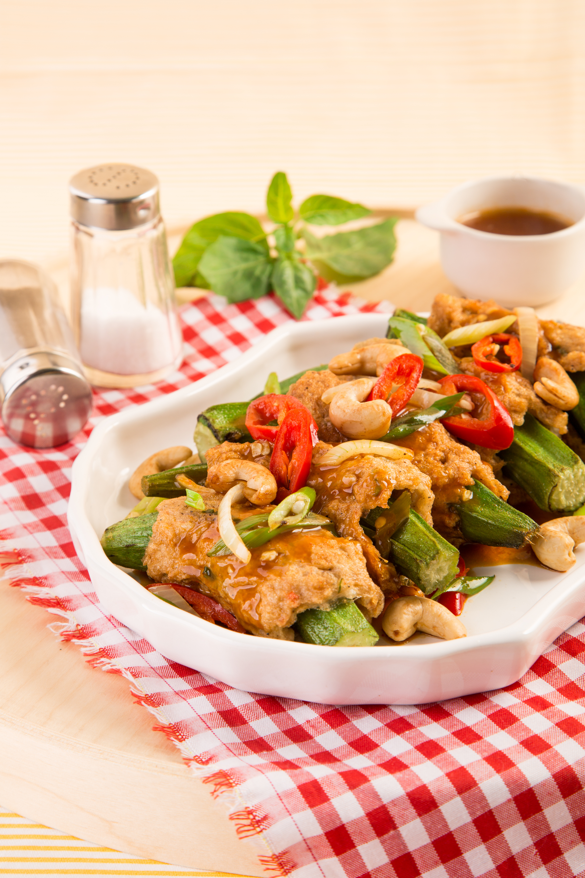 Silken Taiwanese Three Cup Chicken with Thai Basil