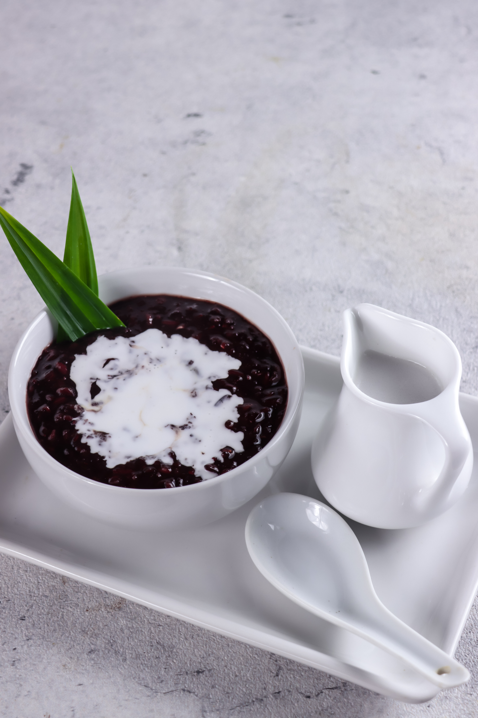 Silky Indonesian Bubur Ketan Hitam with Coconut Milk
