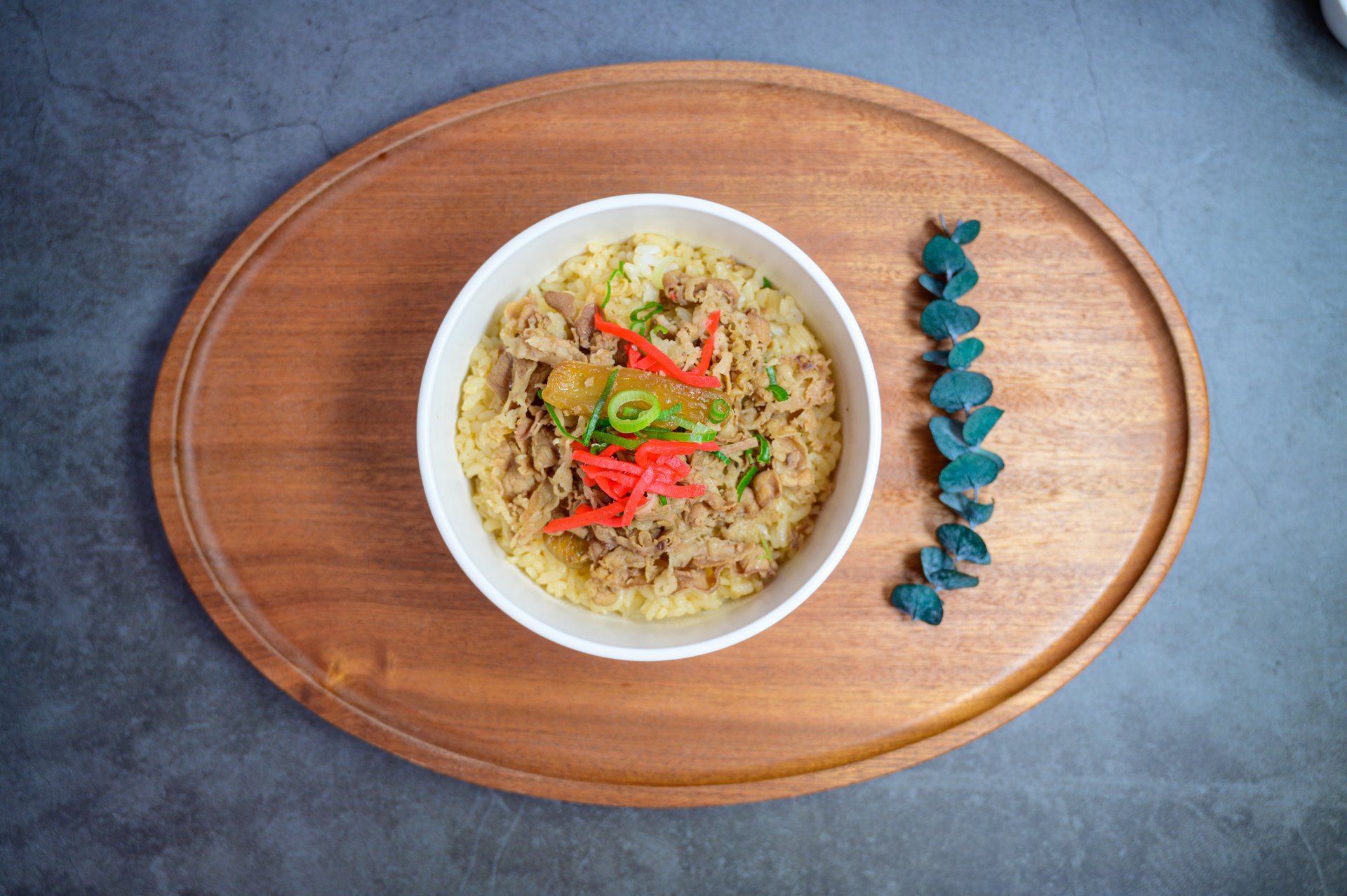 Silky Indonesian Bubur Manado with Tuna and Basil Leaf