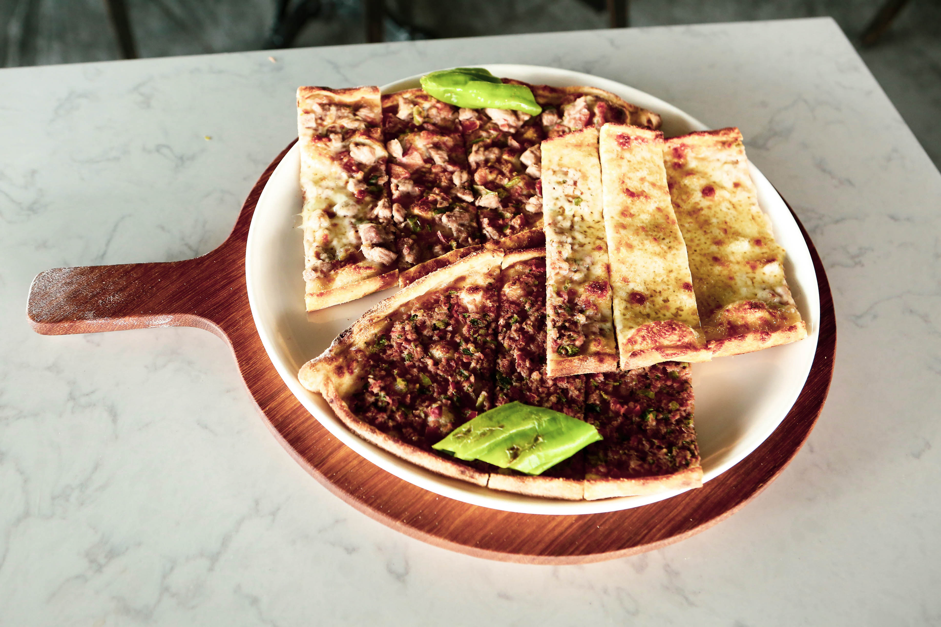 Smoky Argentine Morcilla Quesadilla with Pickled Onion Relish