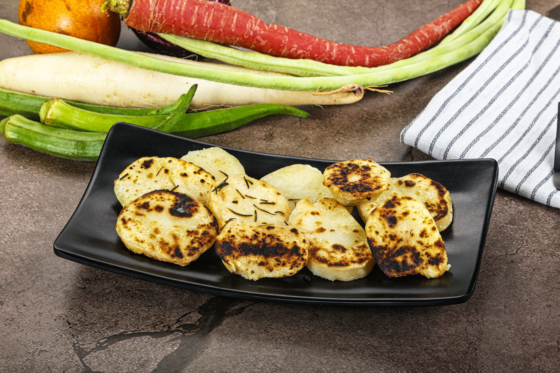 Smoky Brazilian Cassava Cheese Bread with Spicy Chimichurri