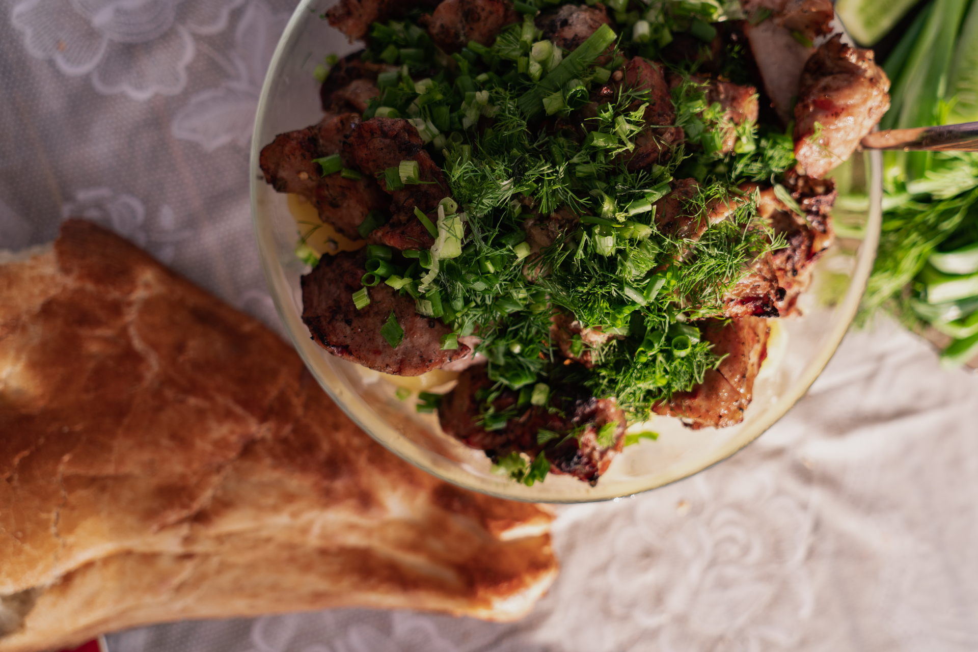 Smoky Georgian Lobio with Fresh Coriander and Garlic