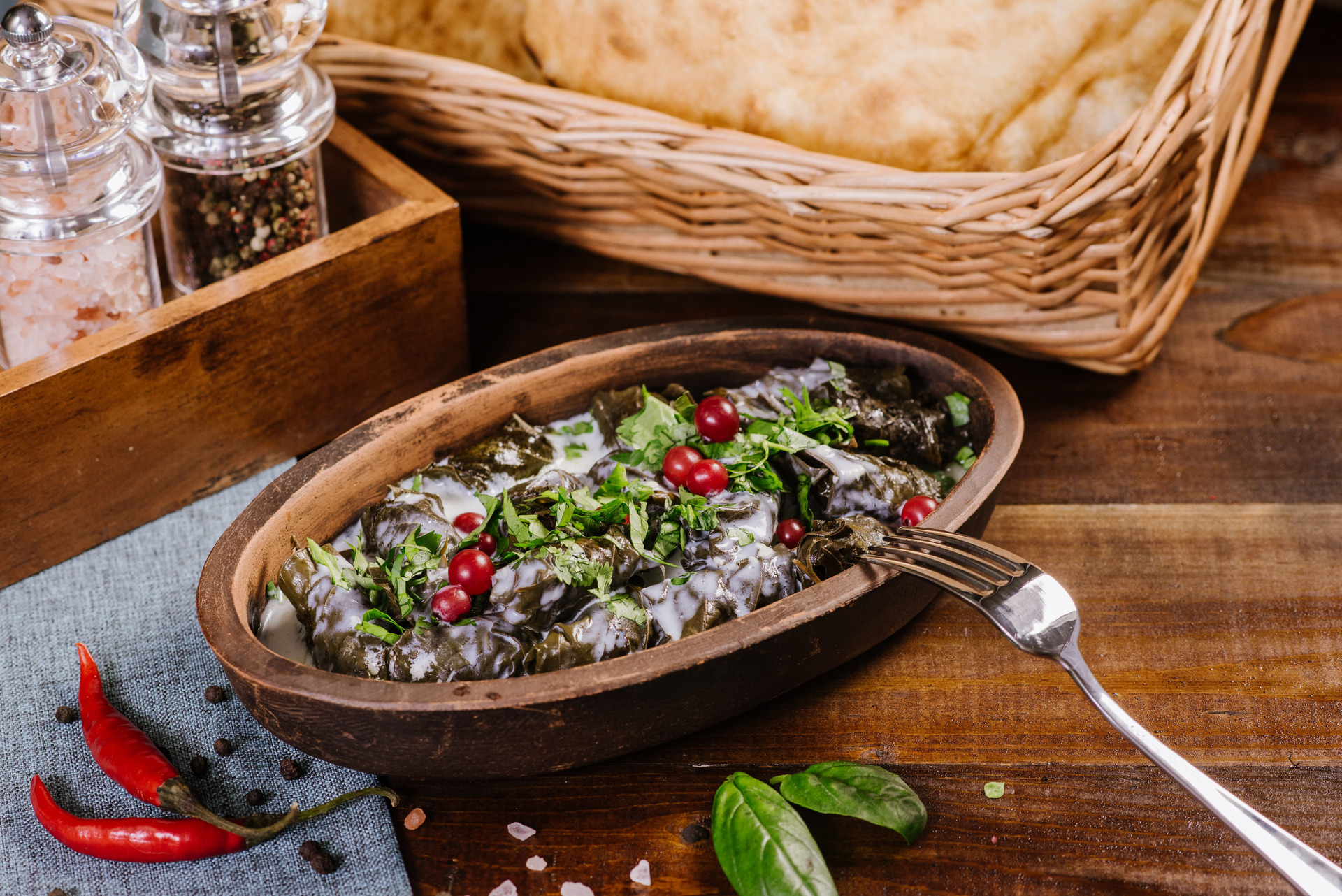 Smoky Georgian Lobio with Fresh Coriander and Garlic