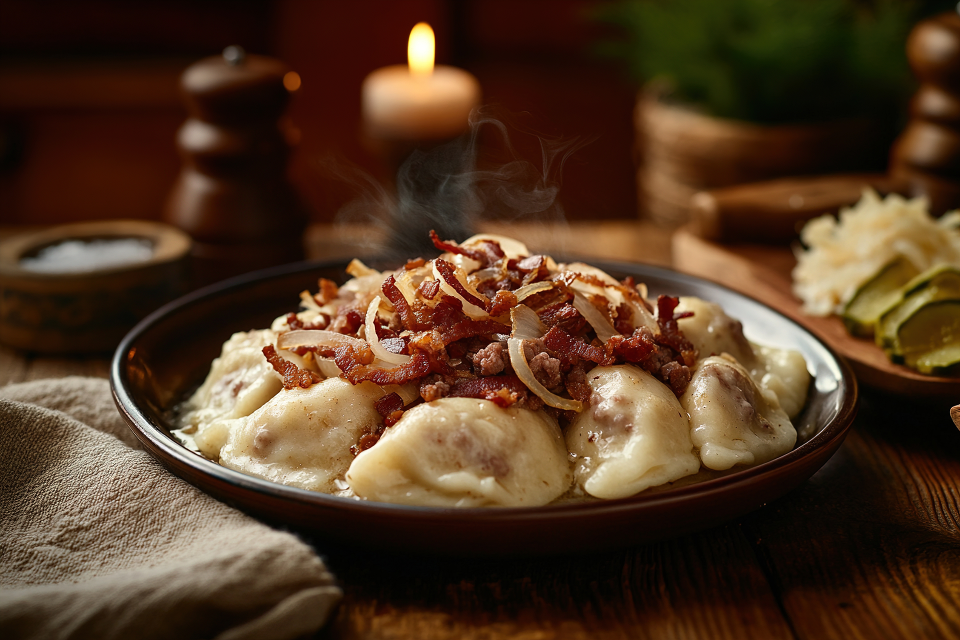Smoky Hungarian Pörkölt with Caraway and Parsley Dumplings