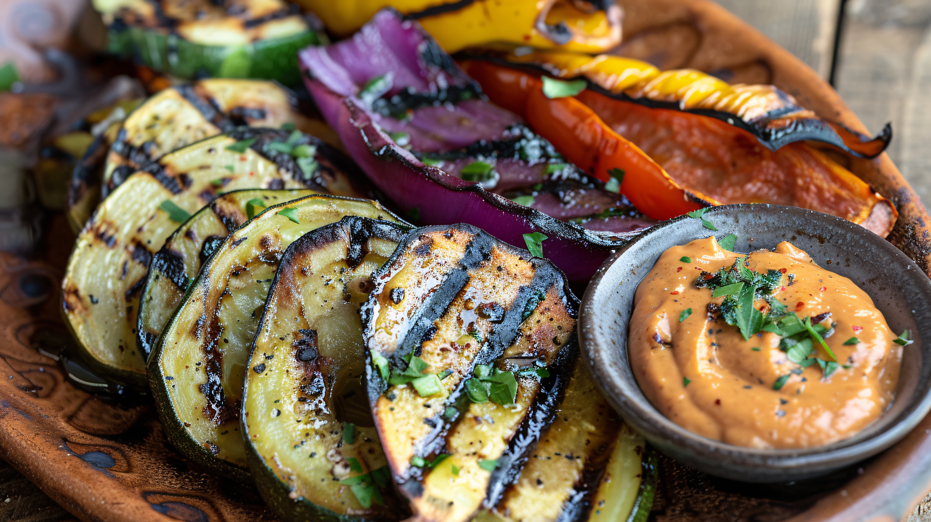 Smoky Israeli Sabich with Grilled Eggplant and Amba Sauce