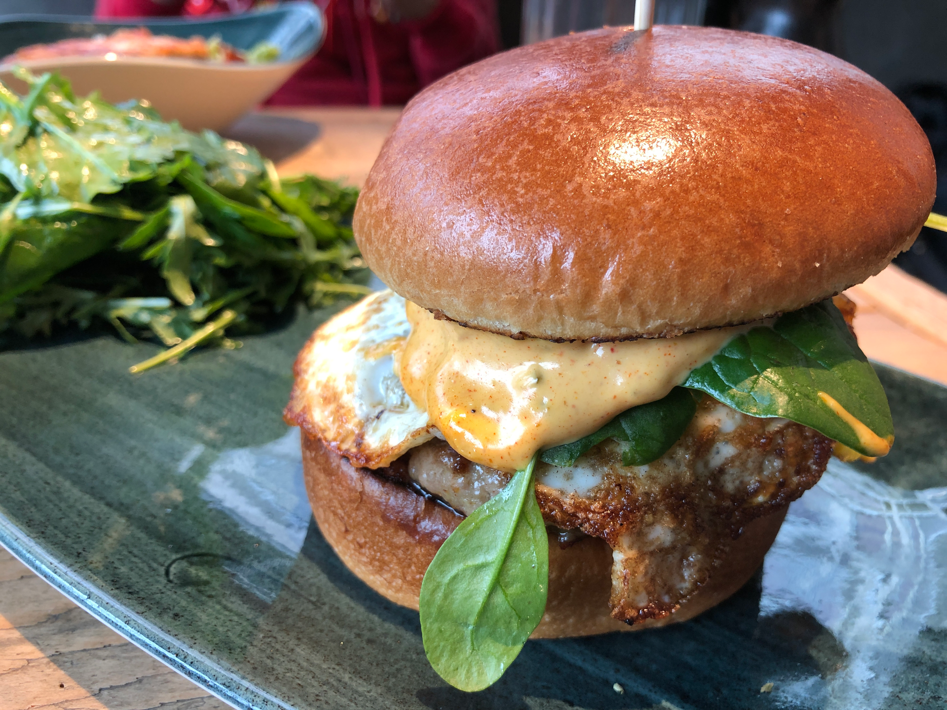 Smoky Swiss Raclette Burger with Alpine Herb Relish