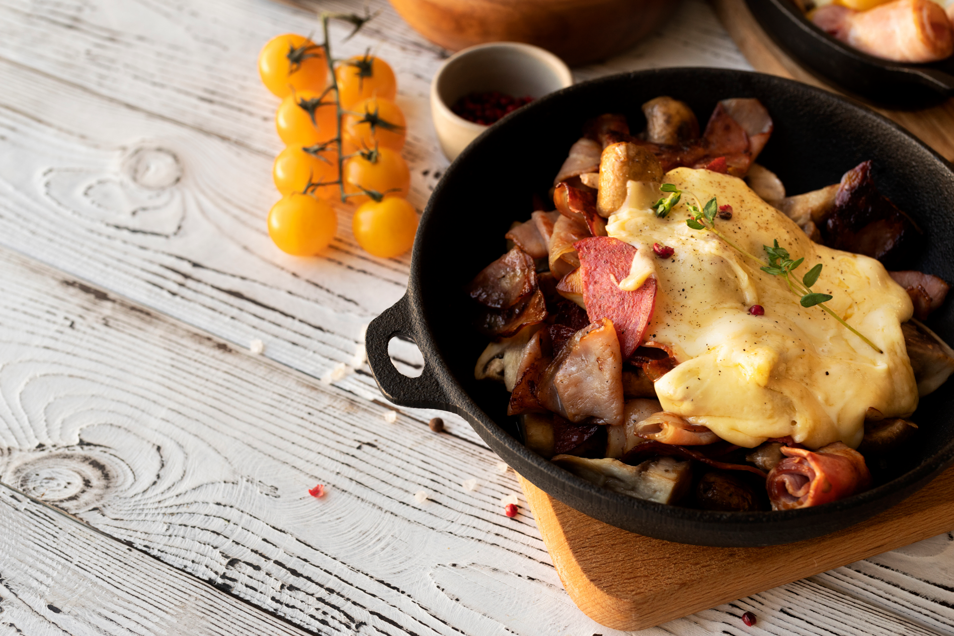 Smoky Swiss Tartiflette with Reblochon Cheese and Bacon