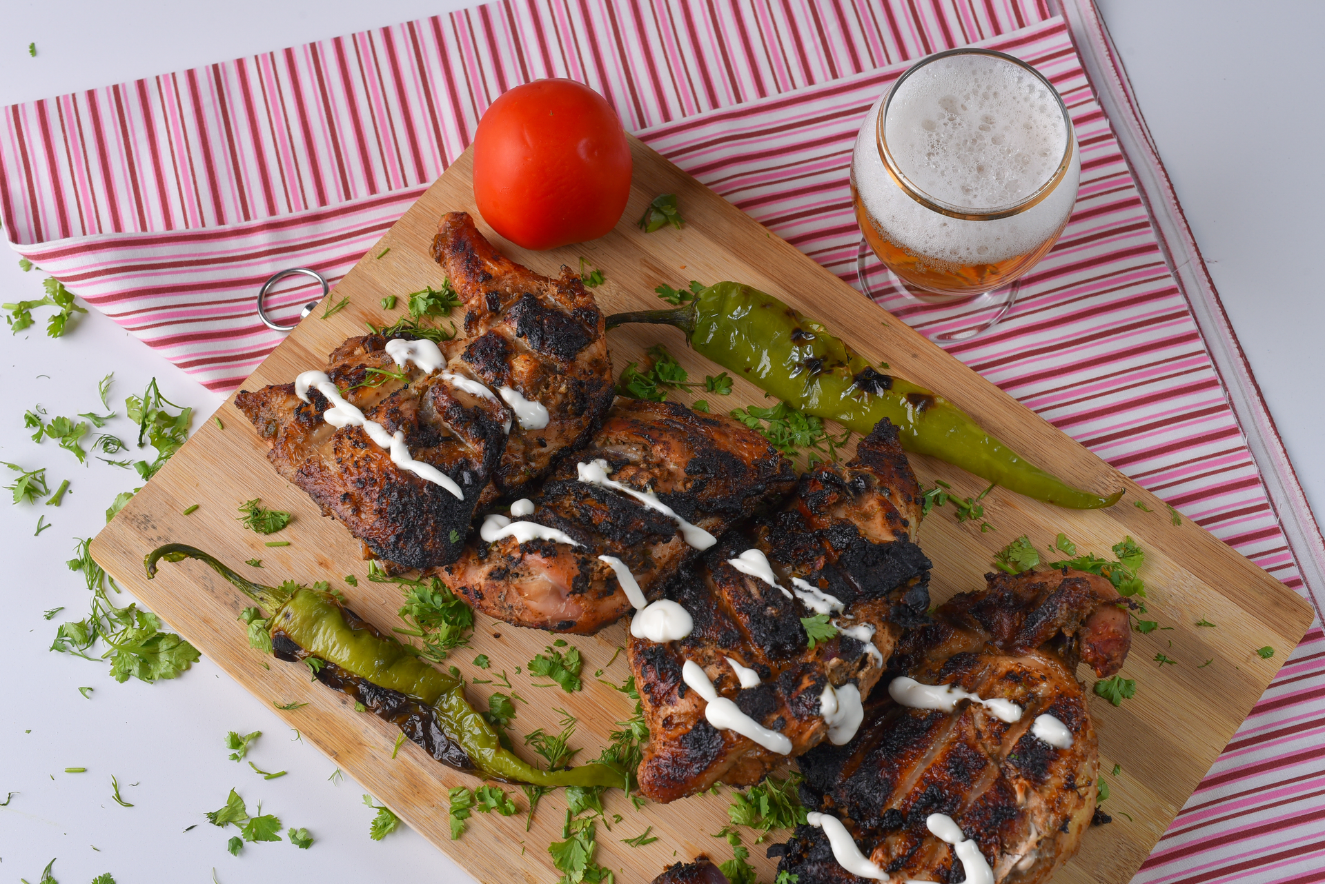 Smoky Syrian Grilled Lamb Kebab with Sumac and Yogurt Sauce