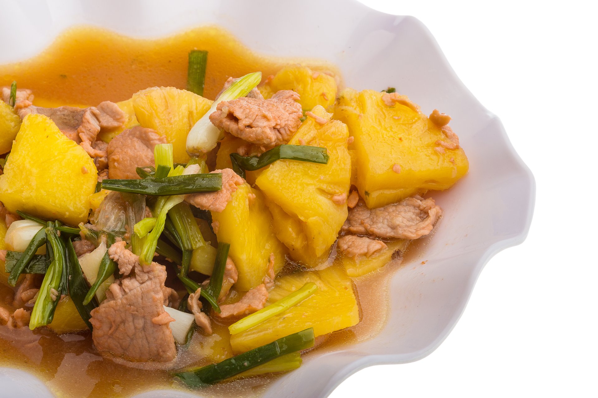 Spiced Filipino Chicken Adobo with Pineapple Chunks