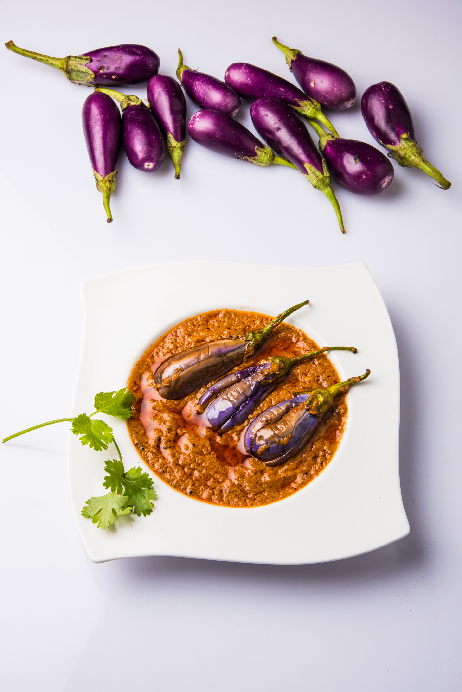 Spiced Indian Eggplant Bharta with Charred Onions