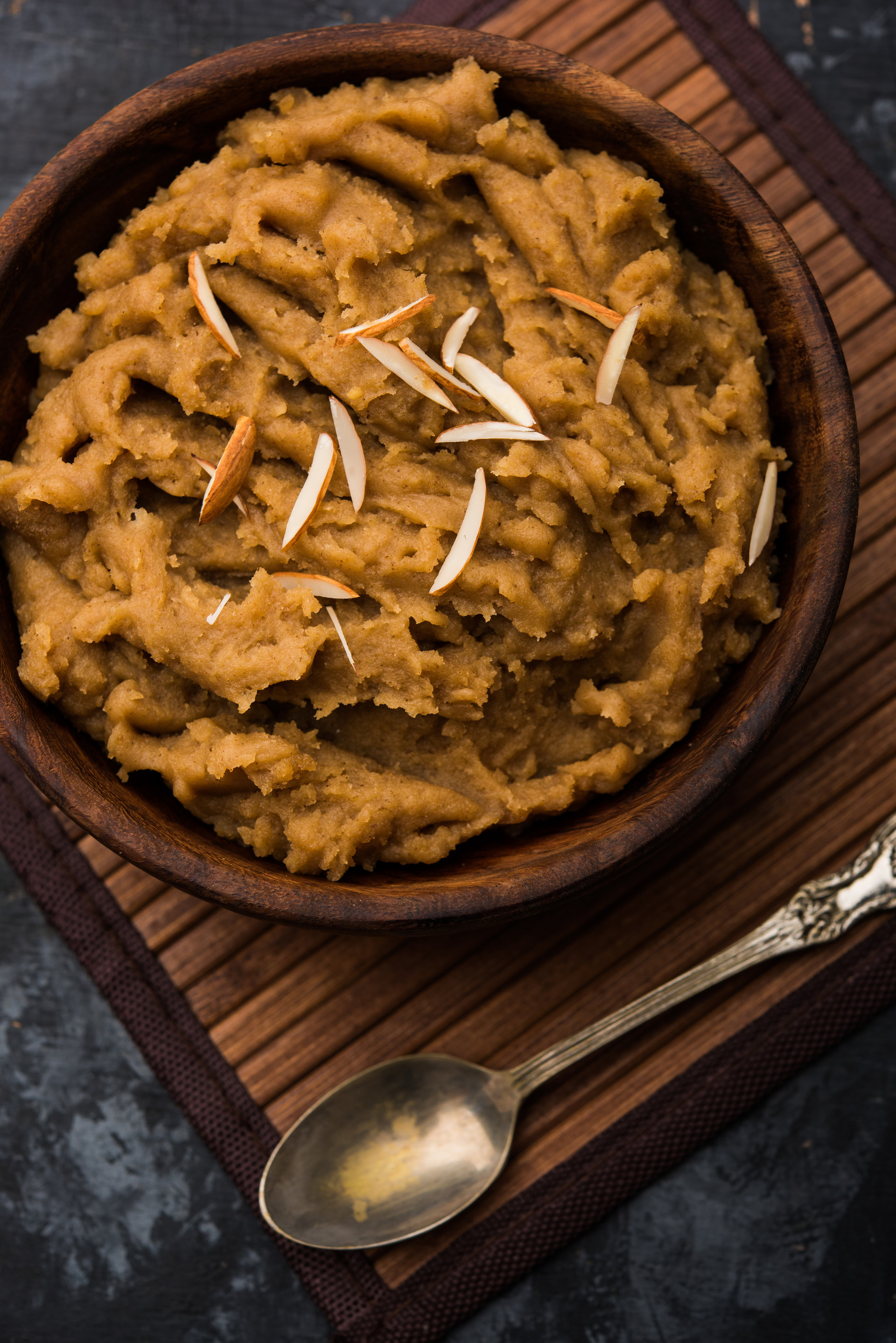 Spiced Indian Gajar Halwa with Cardamom and Cashew Nut