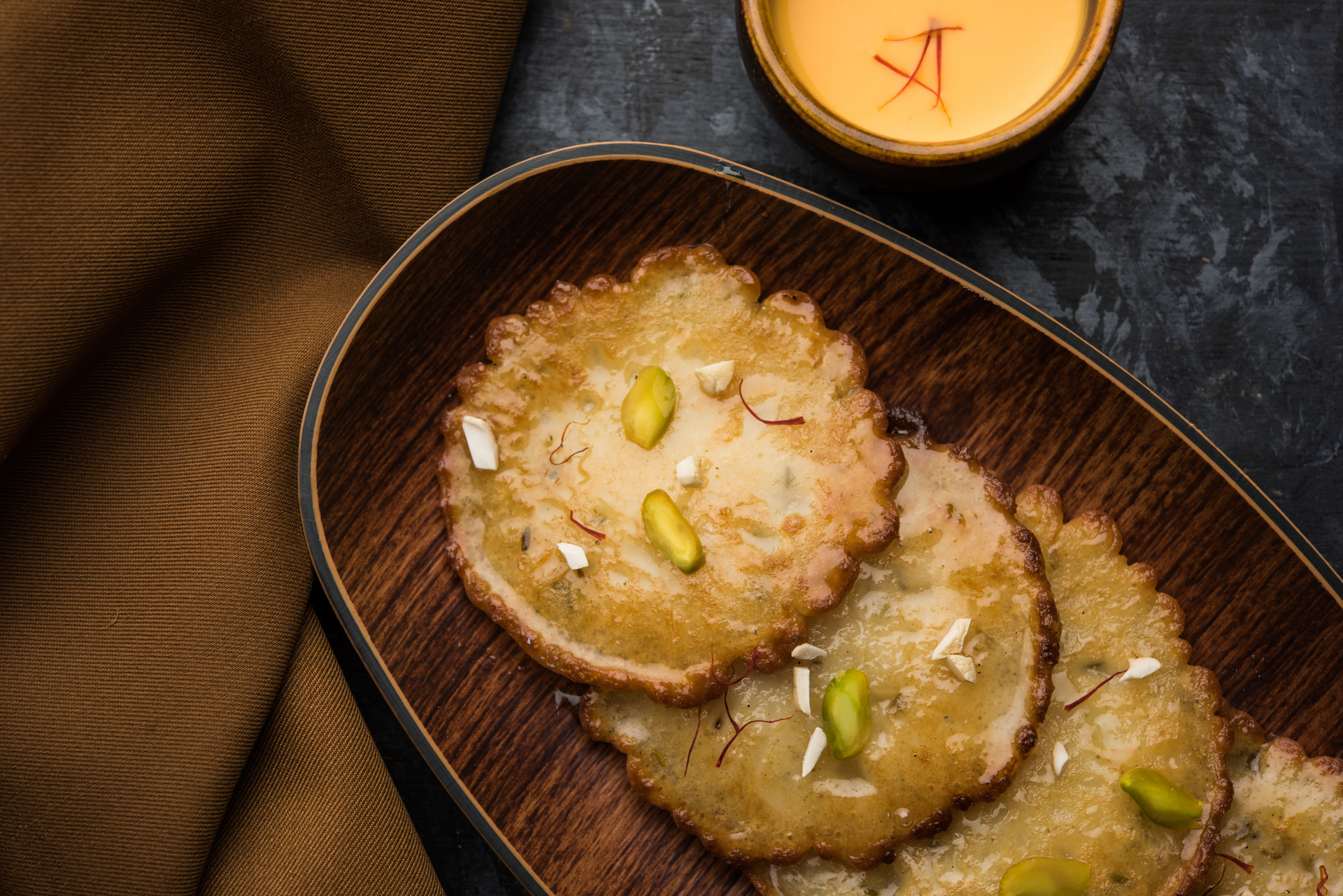 Spiced Indian Khasta Kachori with Moong Dal Filling