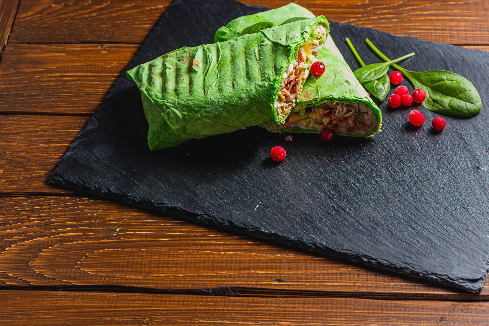 Spiced Kenyan Sukuma Wiki Wraps with Peanut Sauce