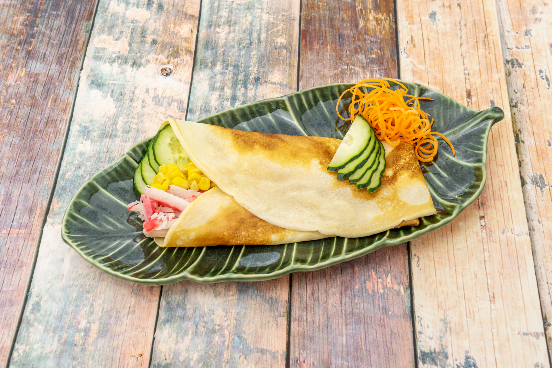 Spiced Malaysian Open-Faced Roti Jala with Chicken Curry